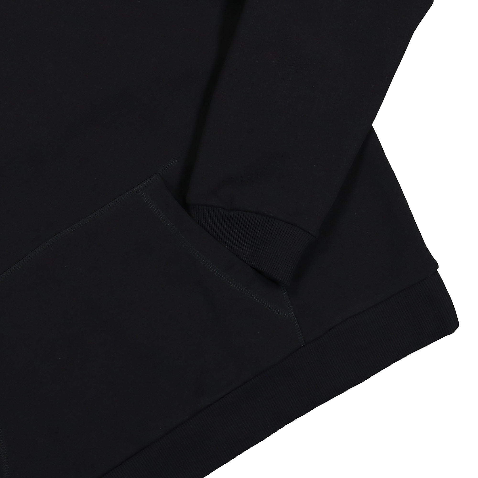 Raf Simons x Fred Perry Patched Overhead Hoodie Black Detailfoto | Overkill