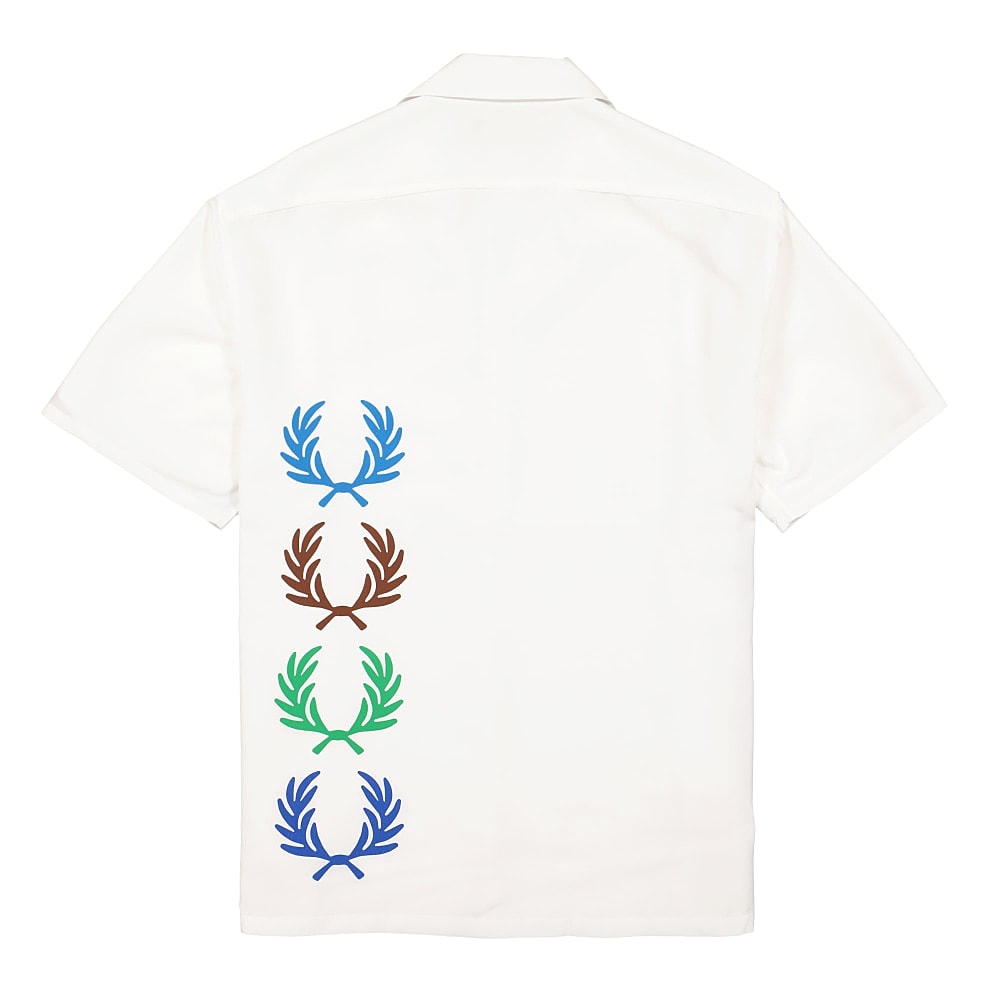 Fred Perry Beams x Fred Perry Aloha Shirt White Shirts Material | Overkill