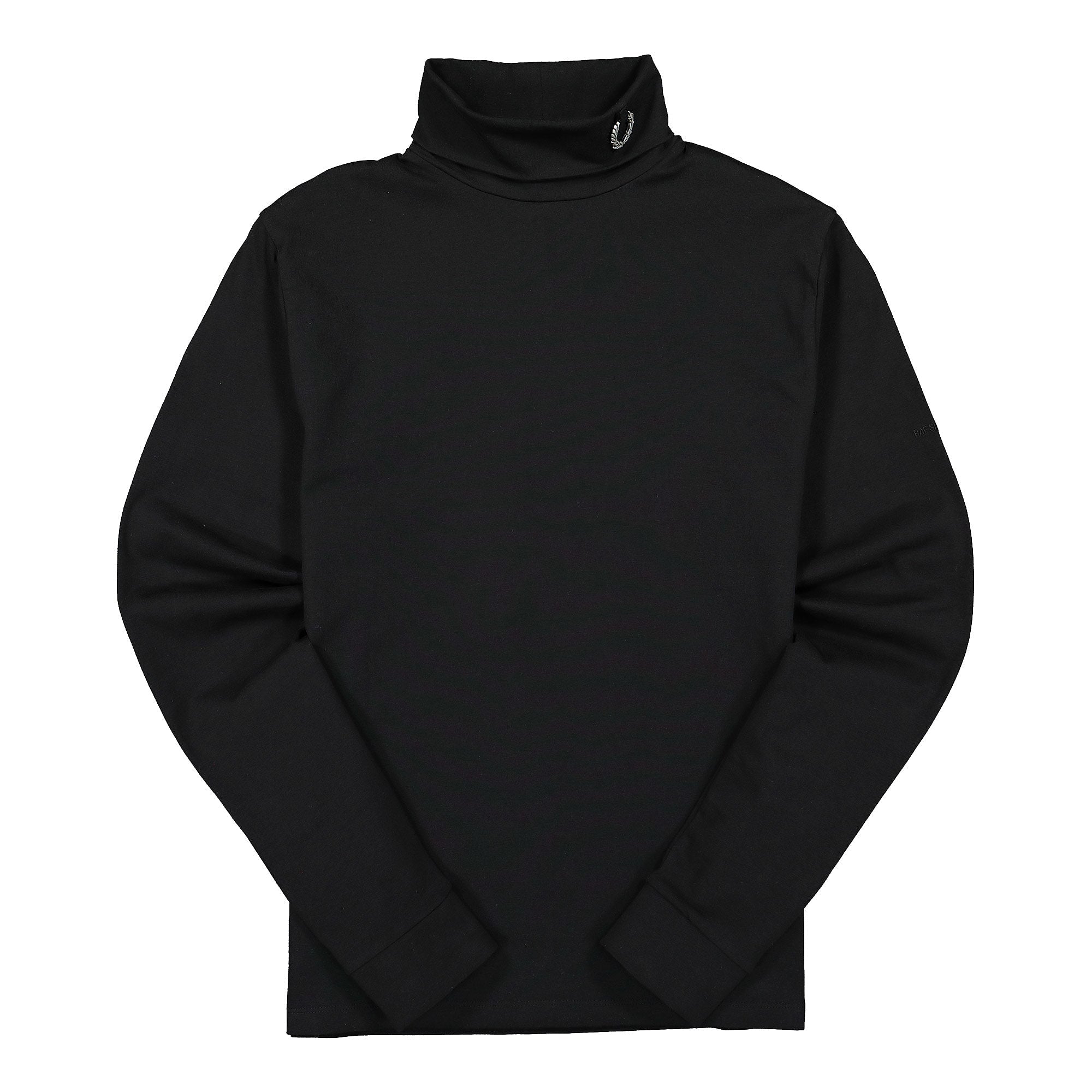 Fred Perry Raf Simons x Fred Perry Laurel Wreath Roll Neck Black Sweatshirts SM9042 | Overkill
