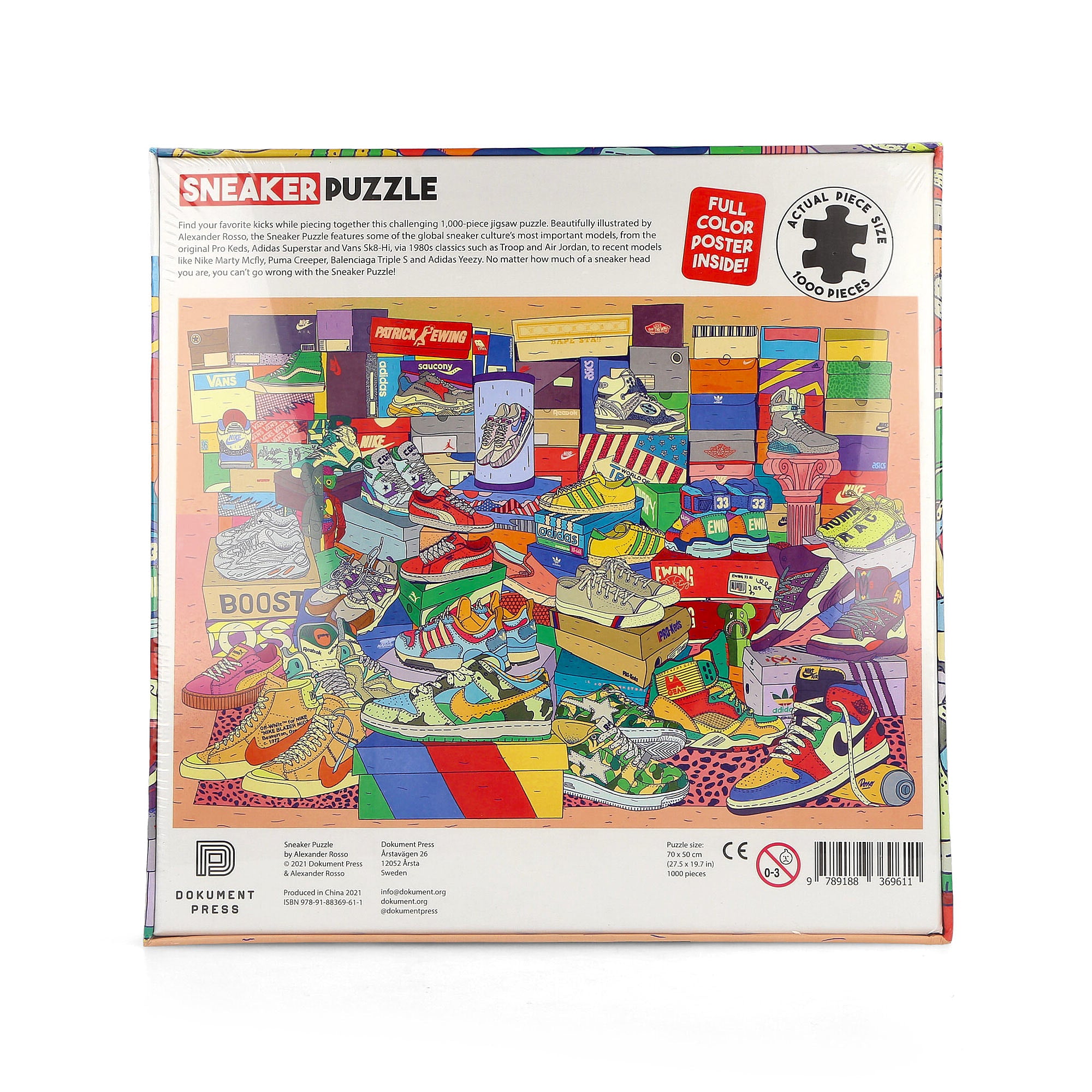 overkill_Test Sneaker Puzzle by Alexander Rosso Multicolor Collectibles & Toys Close-up | Overkill