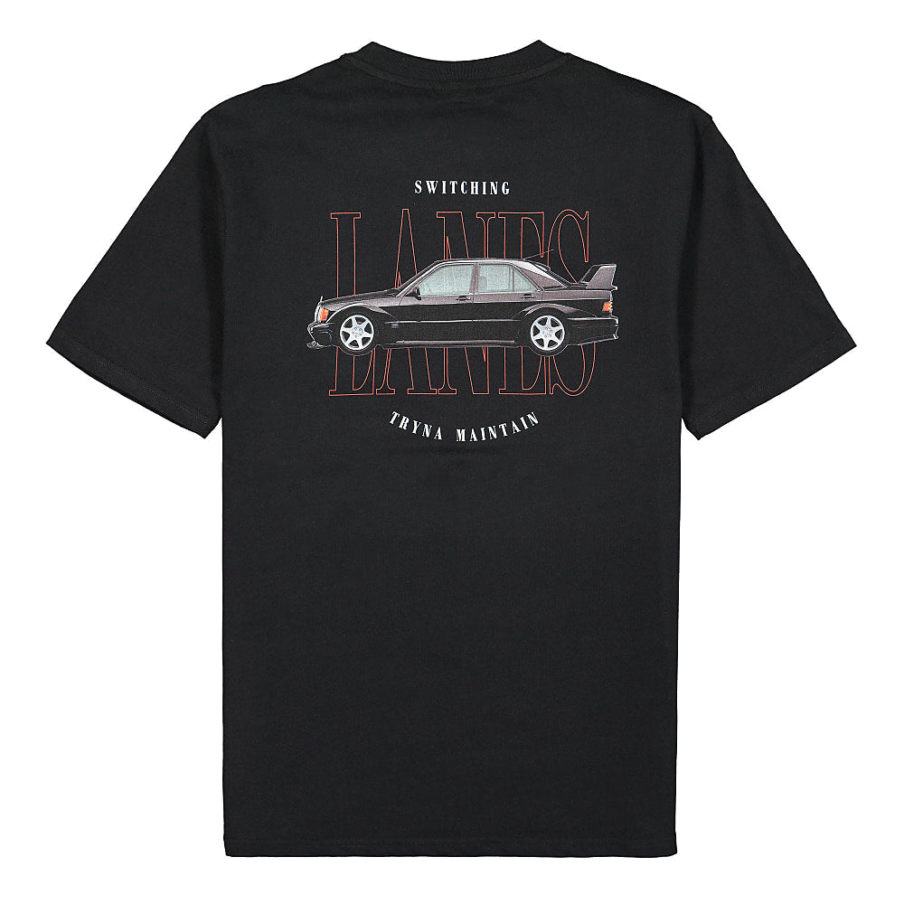 Overkill splash! x Overkill "Switching Lanes 2021" T-Shirt Black T-Shirts Close-up | Overkill