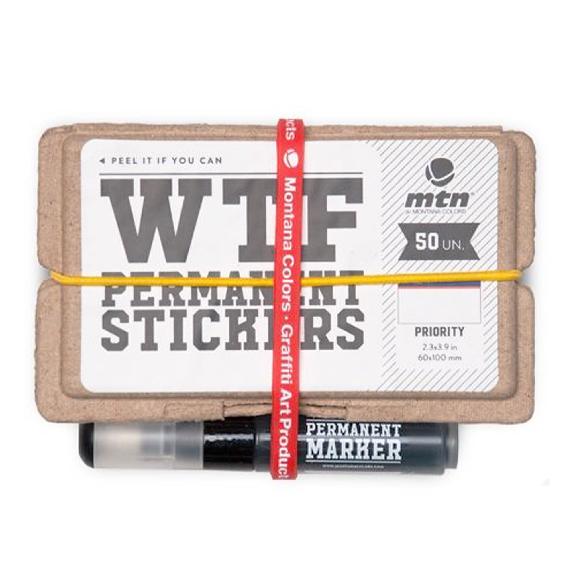 MTN wtf permanent sticker set - priority Graffiti Sticker SPPB01125 | Overkill