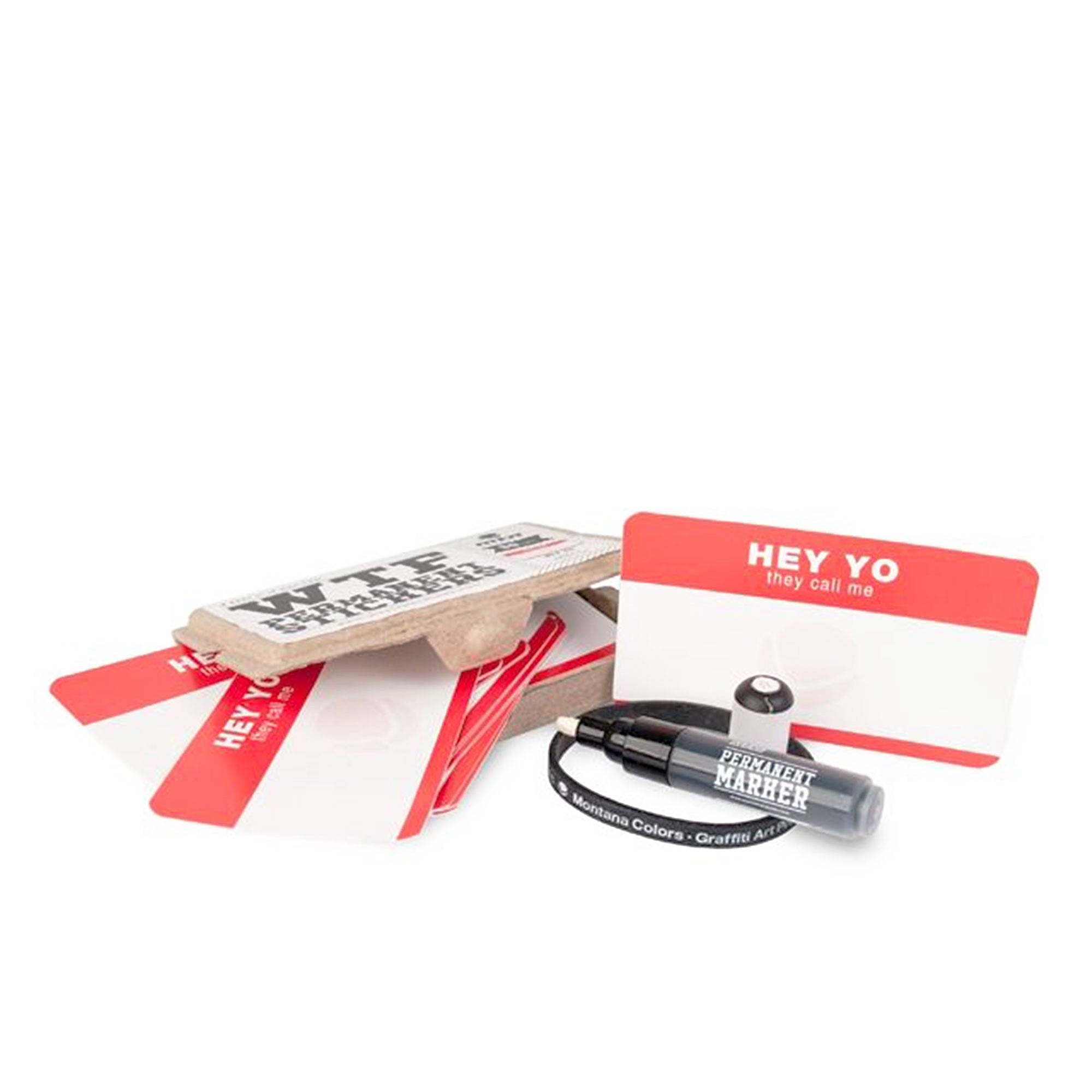 MTN wtf permanent sticker set - hey yo 0 Graffiti Sticker Close-up | Overkill