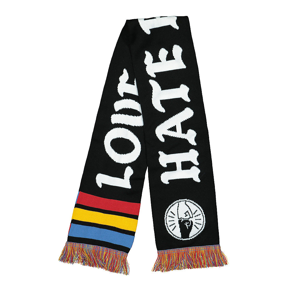 MTN Scarf Love Graffiti Hate Racism Multicolor Scarves SPRP0102 | Overkill