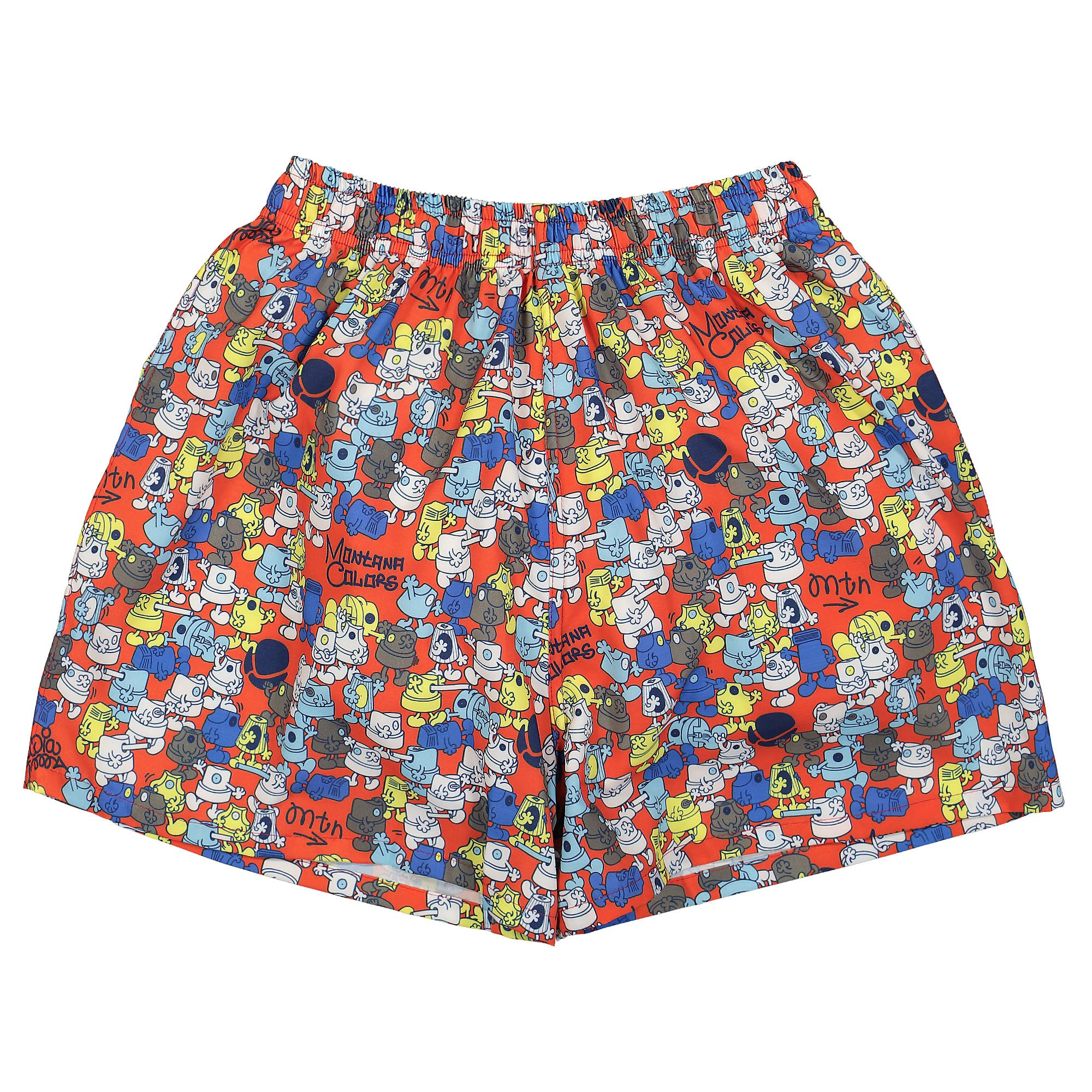 MTN x YUBIA Swim Short Red Swimwear Material | Overkill