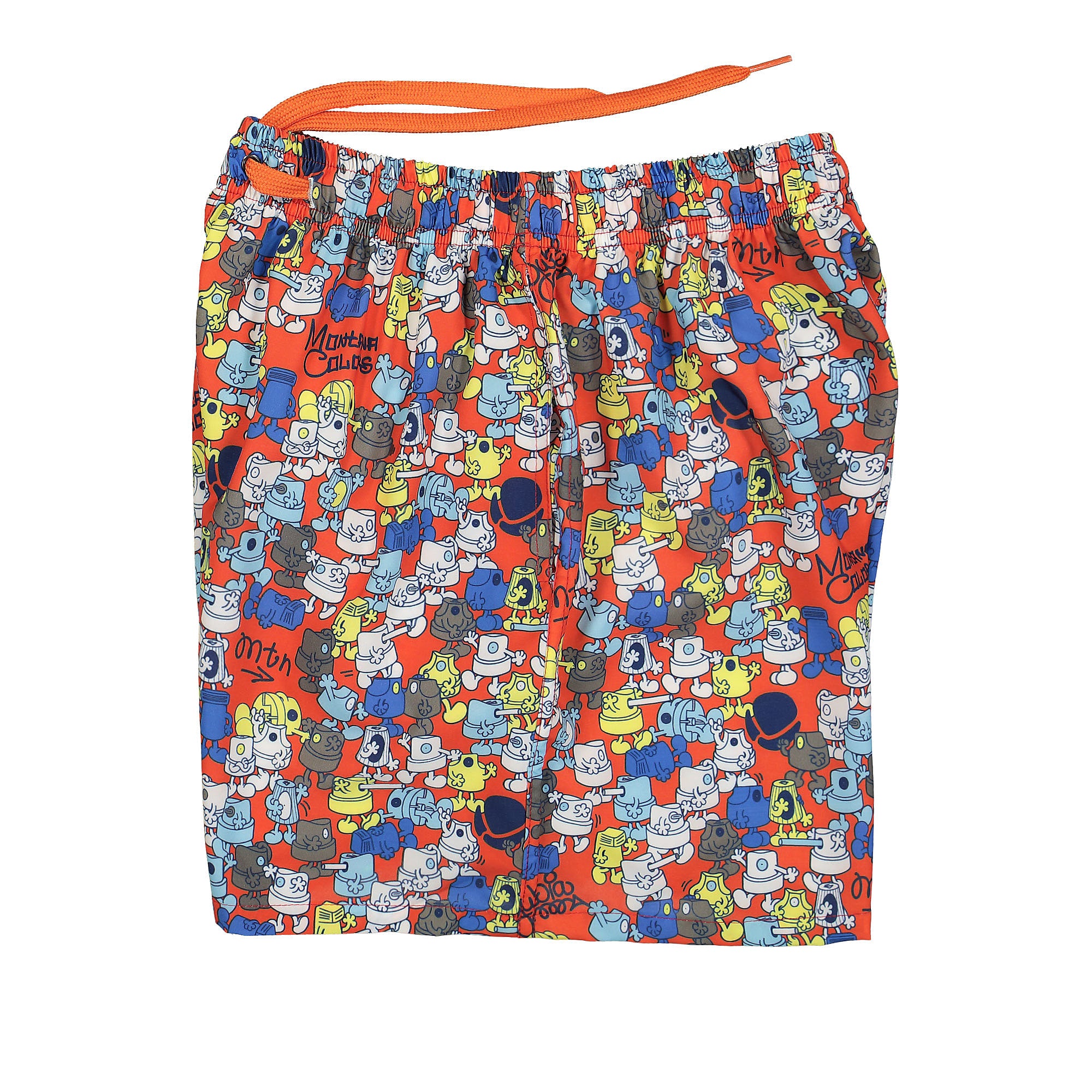 MTN x YUBIA Swim Short Red Swimwear Close-up | Overkill