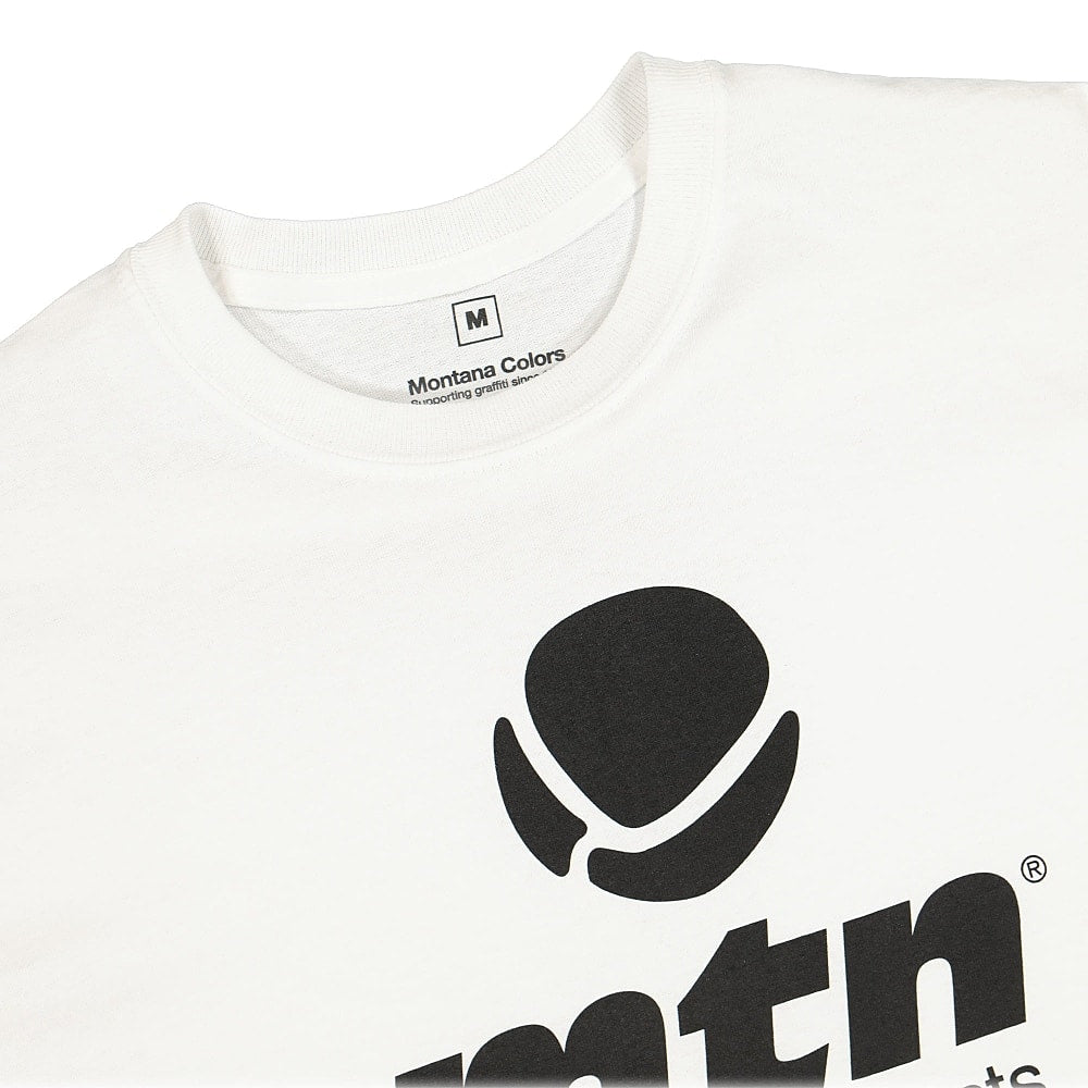 MTN Basic Front Logo T-Shirt White T-Shirts Close-up | Overkill