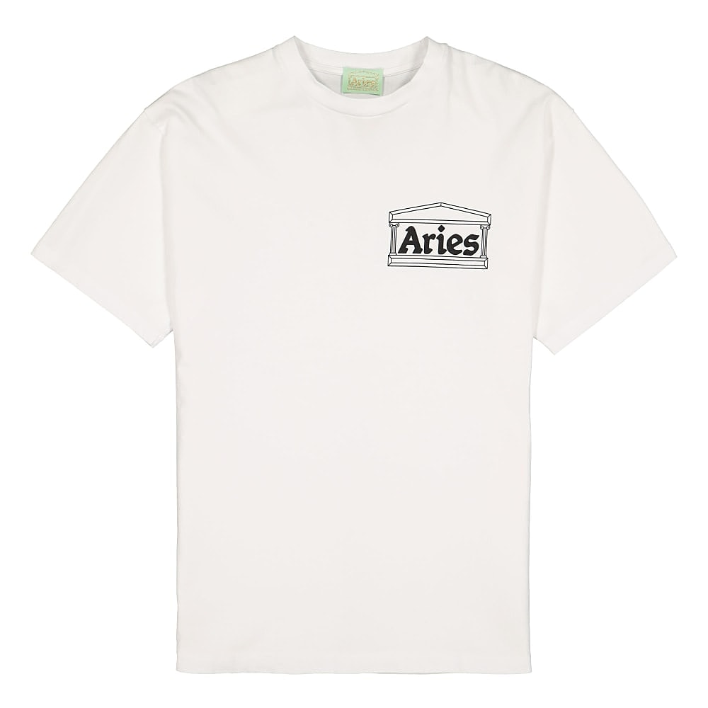 Aries Skate SS Tee White T-Shirts SQAR60004-057 | Overkill