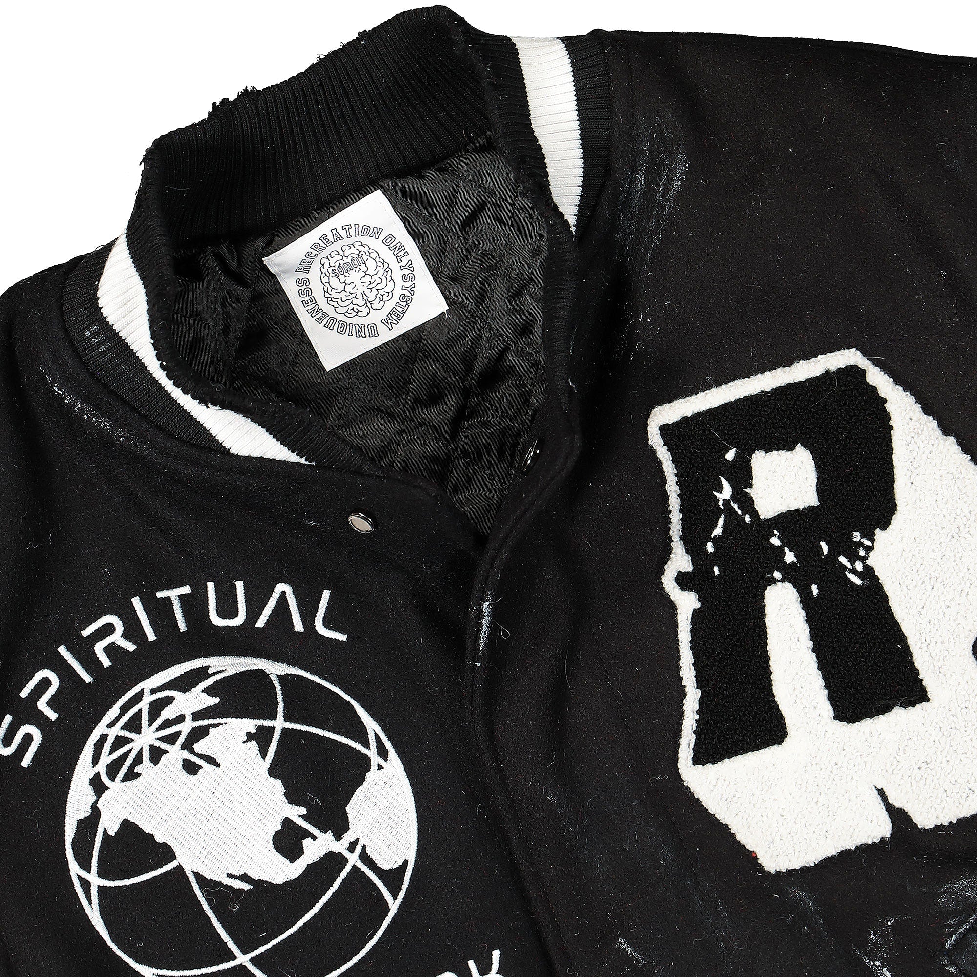 Someit R.W. Vintage Studium Jacket Black Bomber & Varsity Jackets Material | Overkill