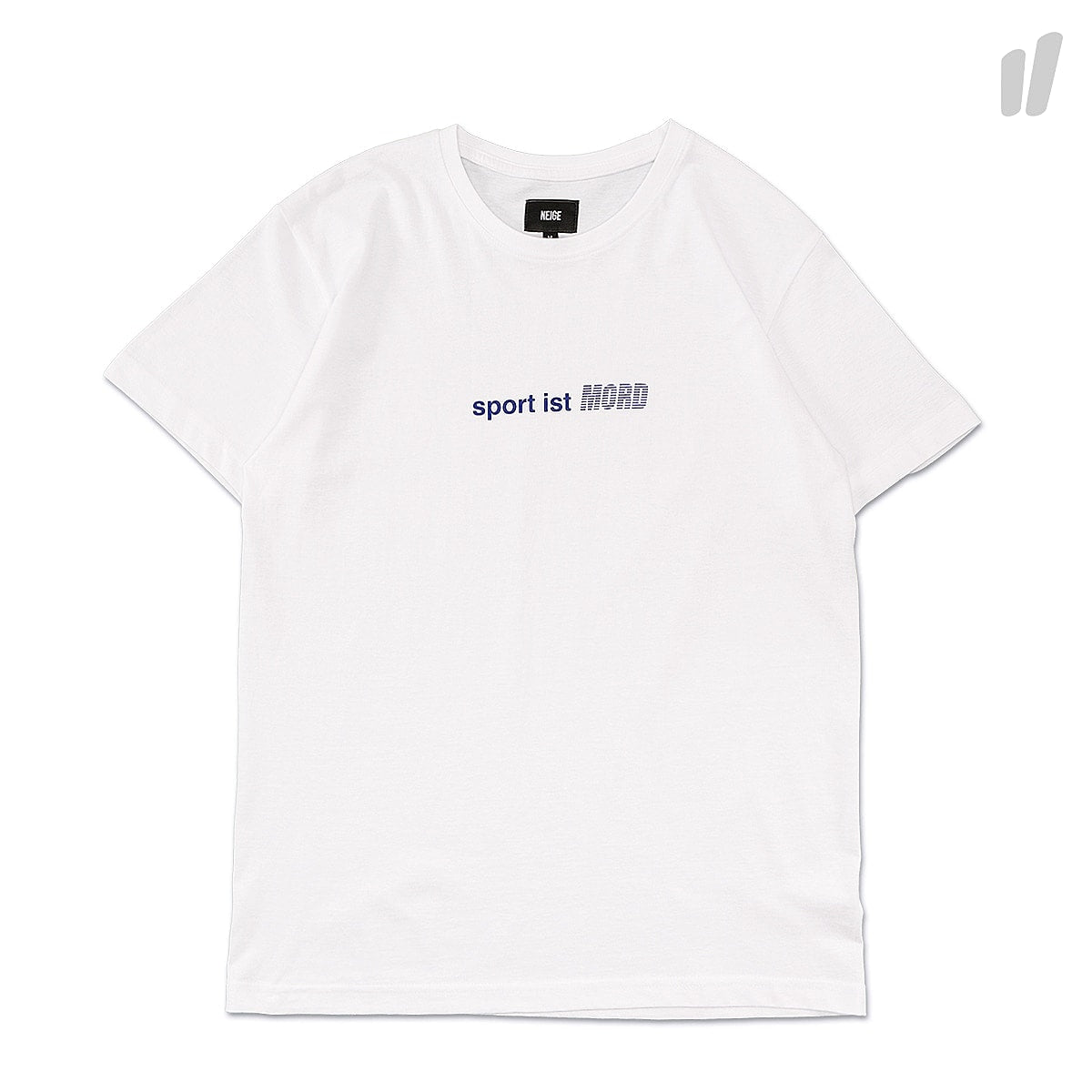 Neige sport ist mord tee White T-Shirts SS1087 | Overkill