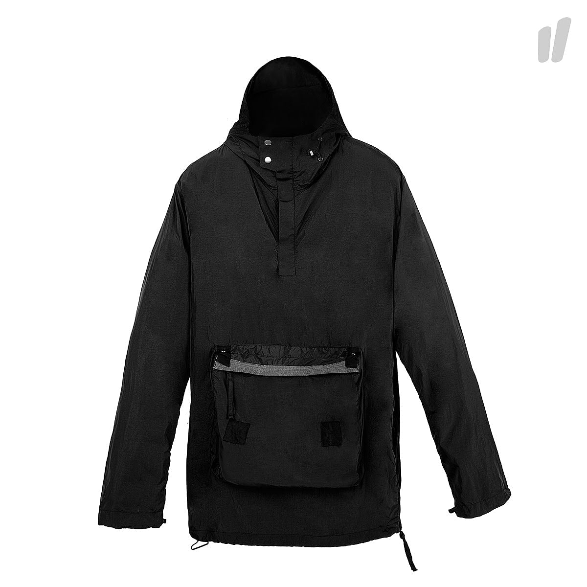 Nilmance waterproof packable anorak Black Jackets SS18AN-02 | Overkill