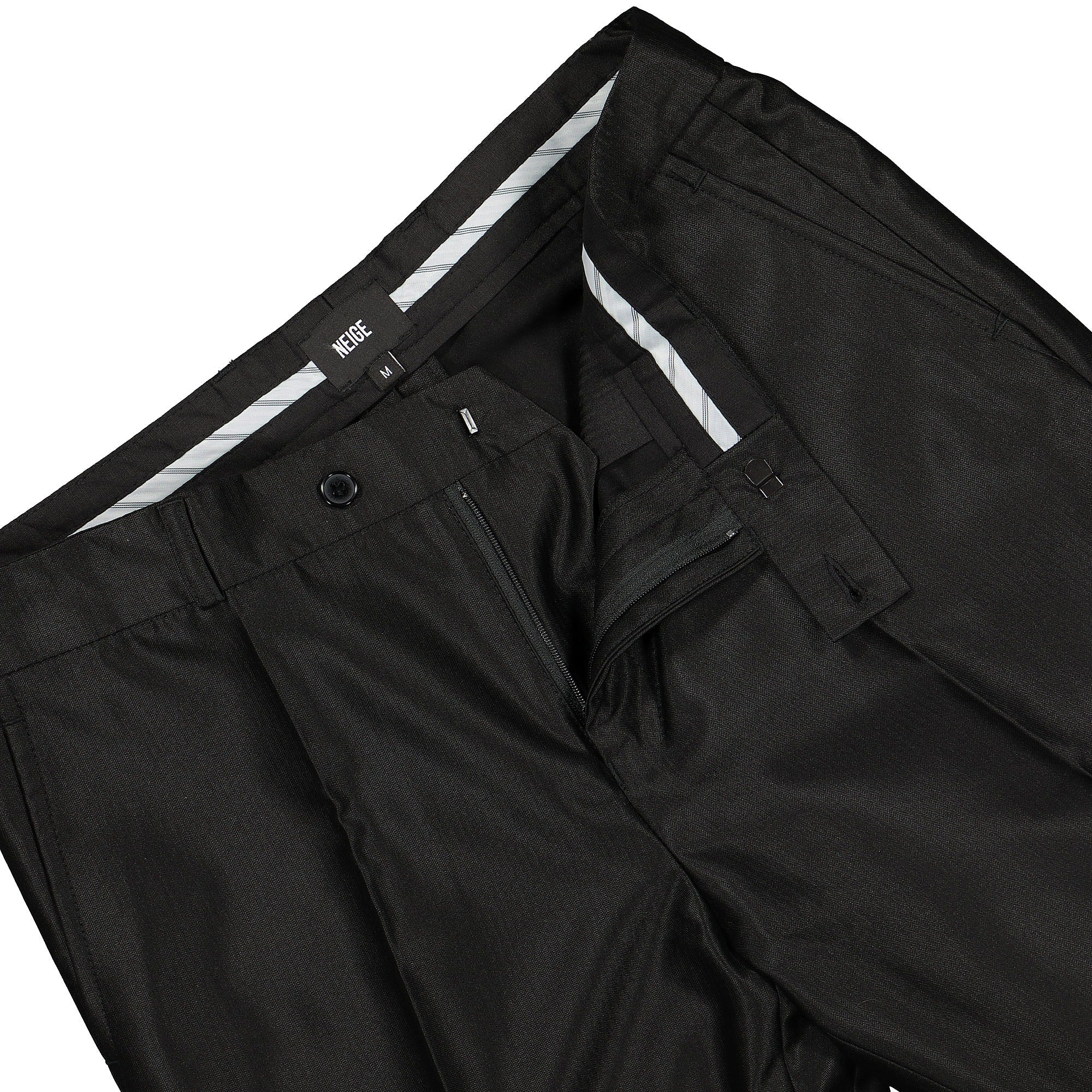 Neige pinstripe trousers Black Casual Pants Detailfoto | Overkill