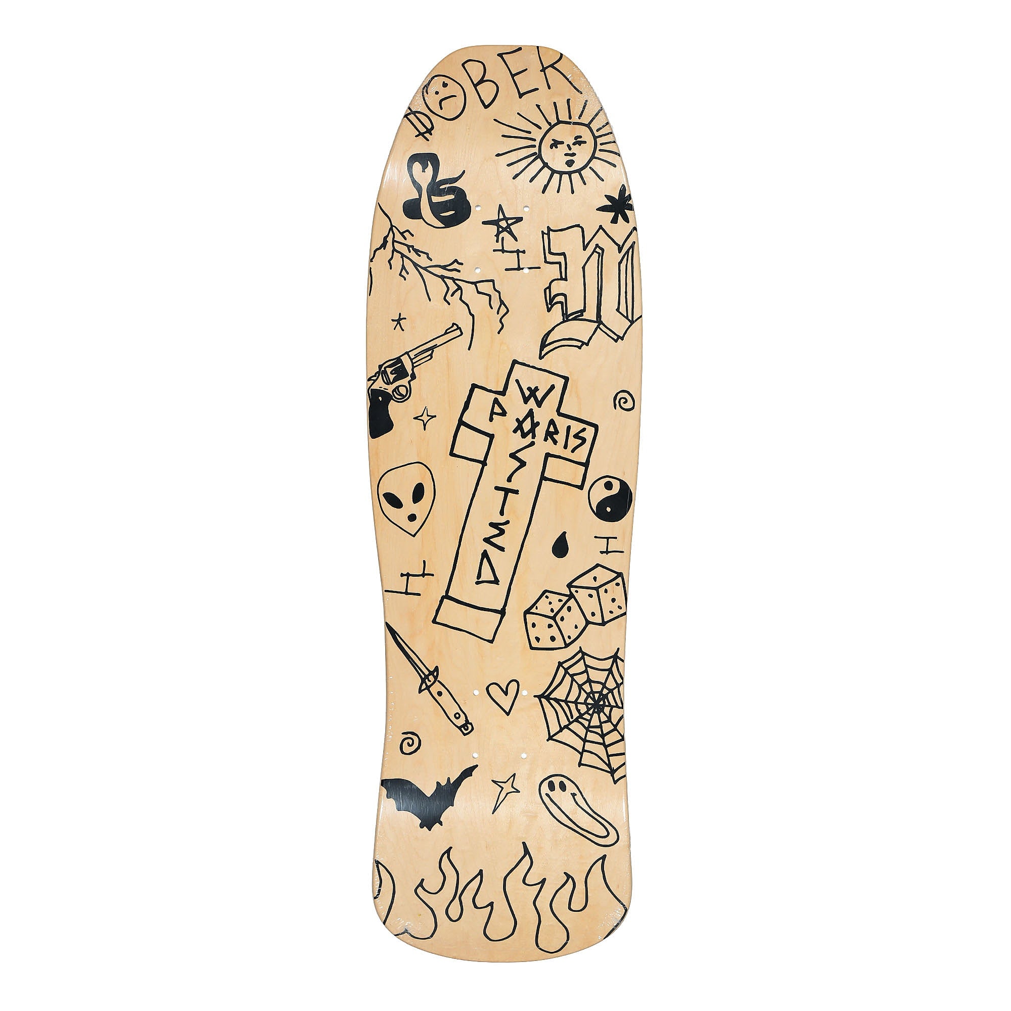 Wasted Paris Locals Board Wood Skateboards Close-up | Overkill