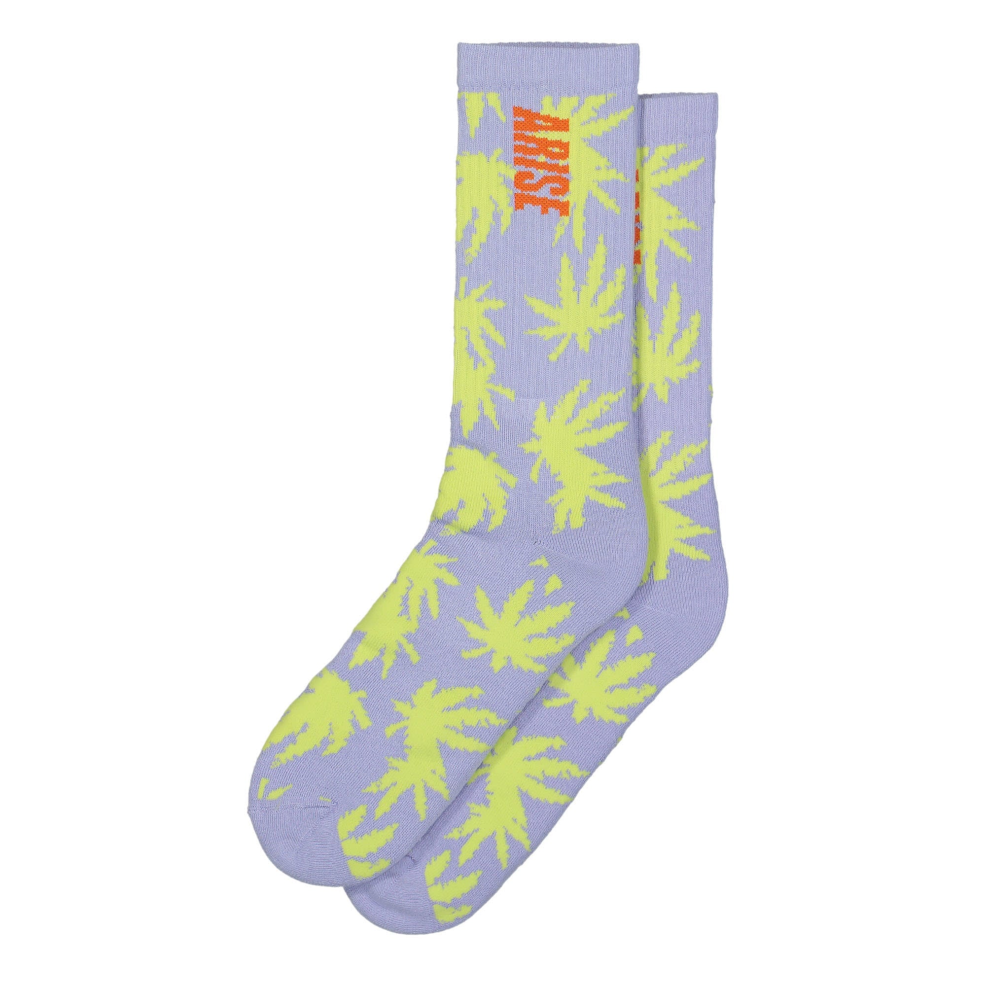 Aries Weed Graphic Socks Lilac Socks SSAR00044 | Overkill