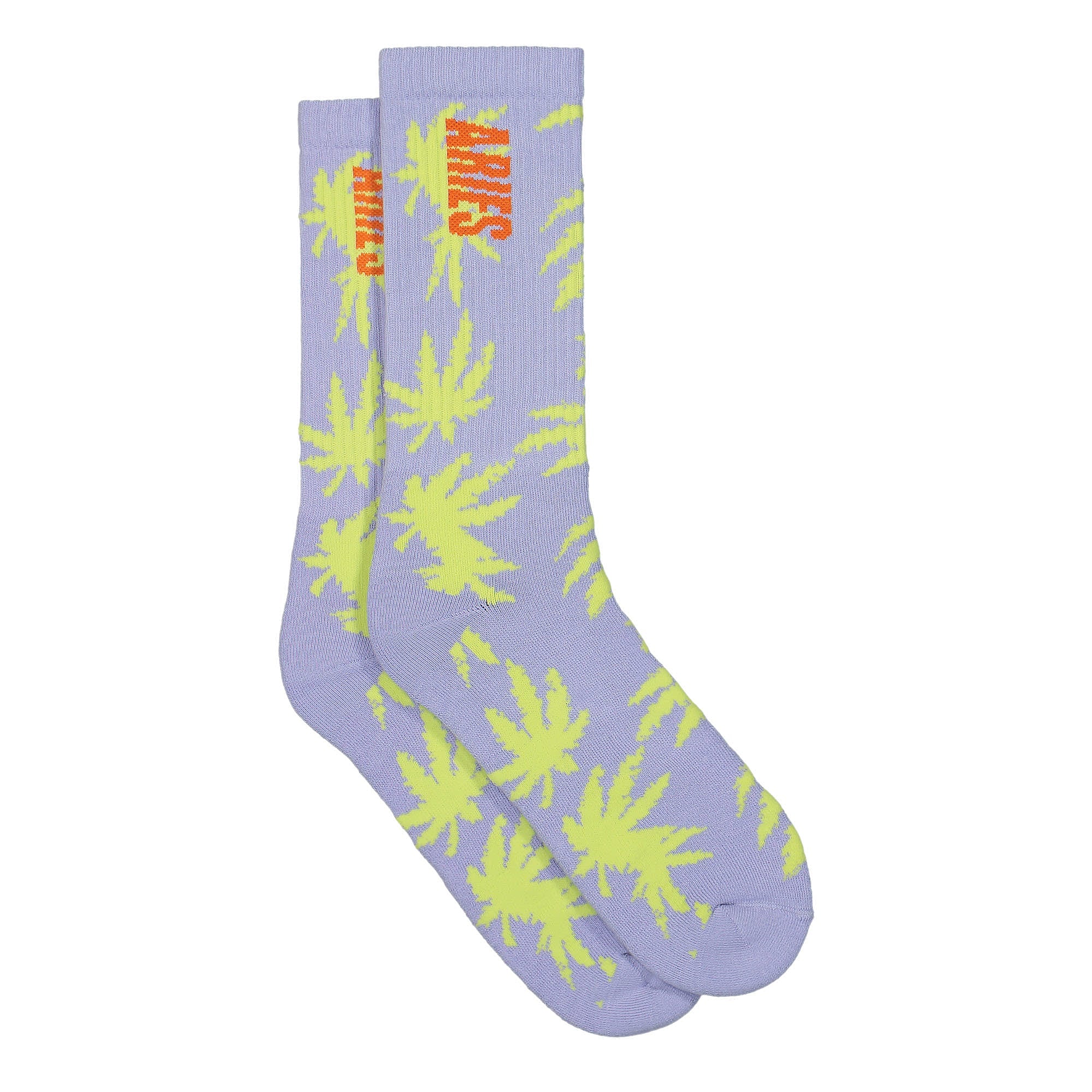 Aries Weed Graphic Socks Lilac Socks Material | Overkill