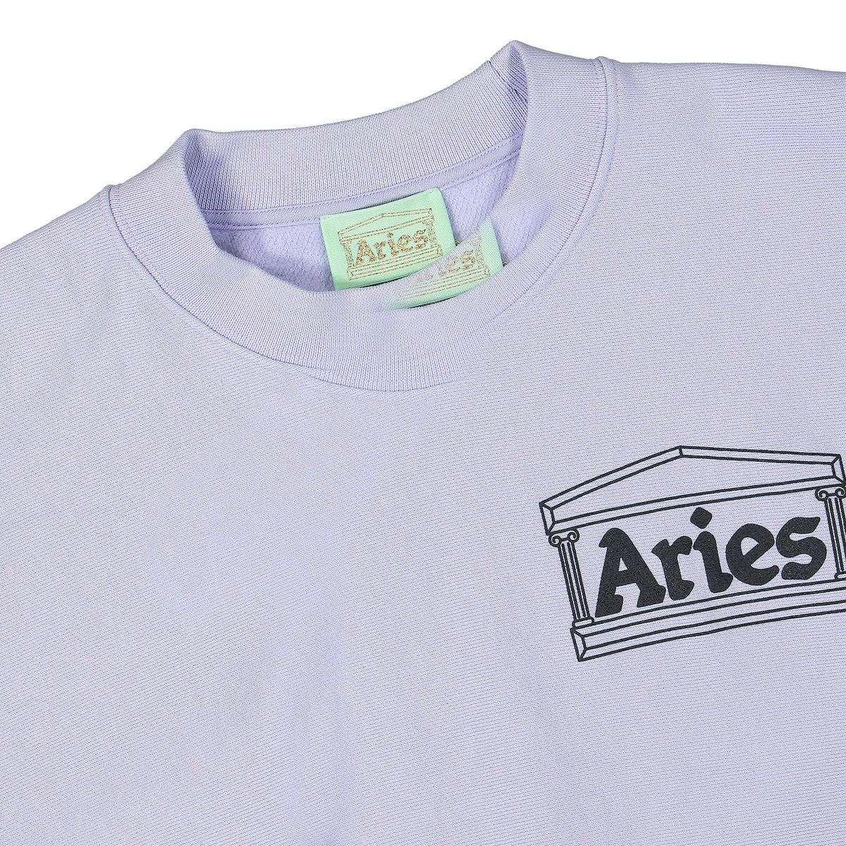 Aries Premium Temple Sweatshirt Lilac Sweatshirts Close-up | Overkill