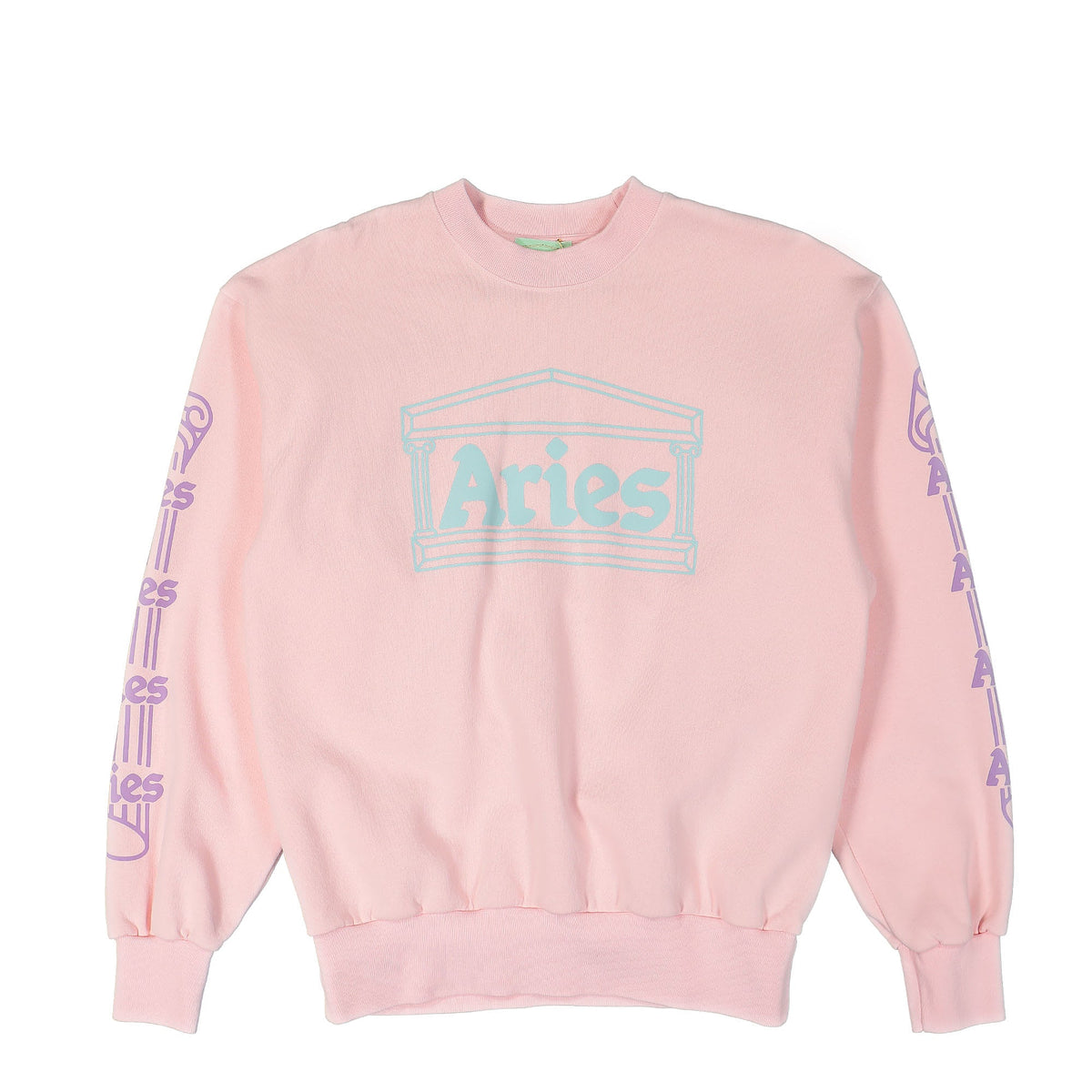 Aries Column Sweatshirt Pink Sweatshirts SSAR20001 | Overkill