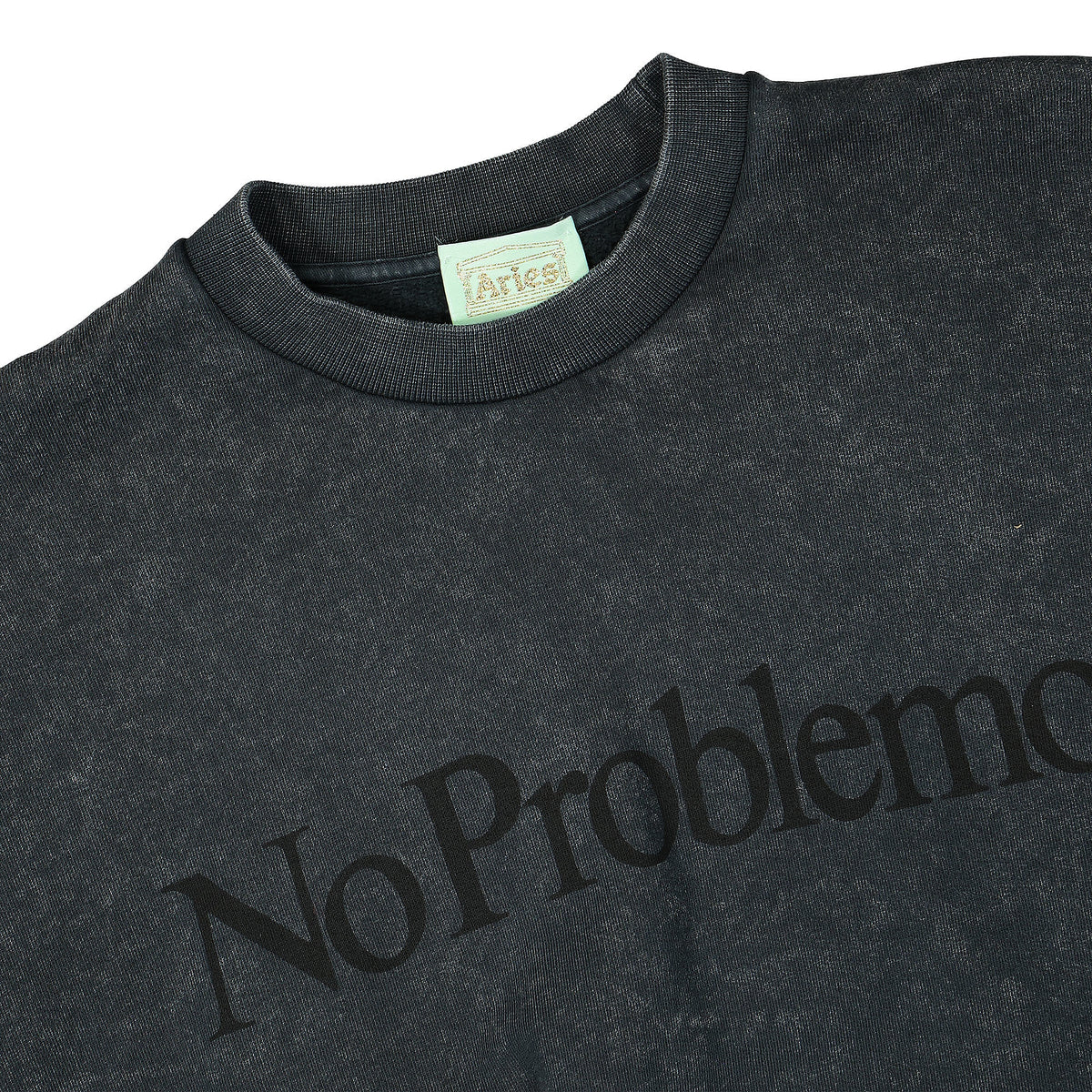 Aries No Problemo Sweatshirt Black Sweatshirts Close-up | Overkill