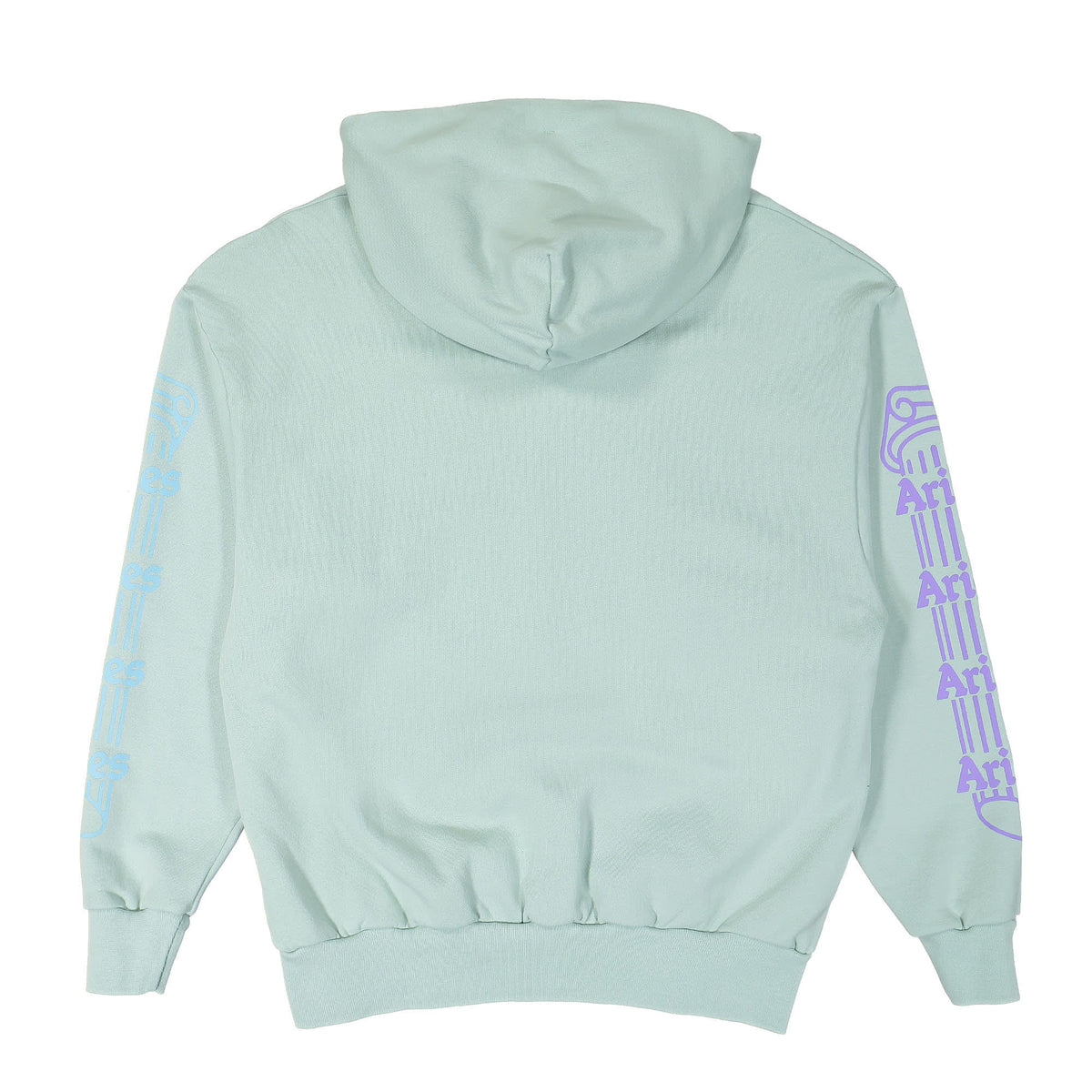 Aries Column Hoodie Pale Mint Hoodies Material | Overkill
