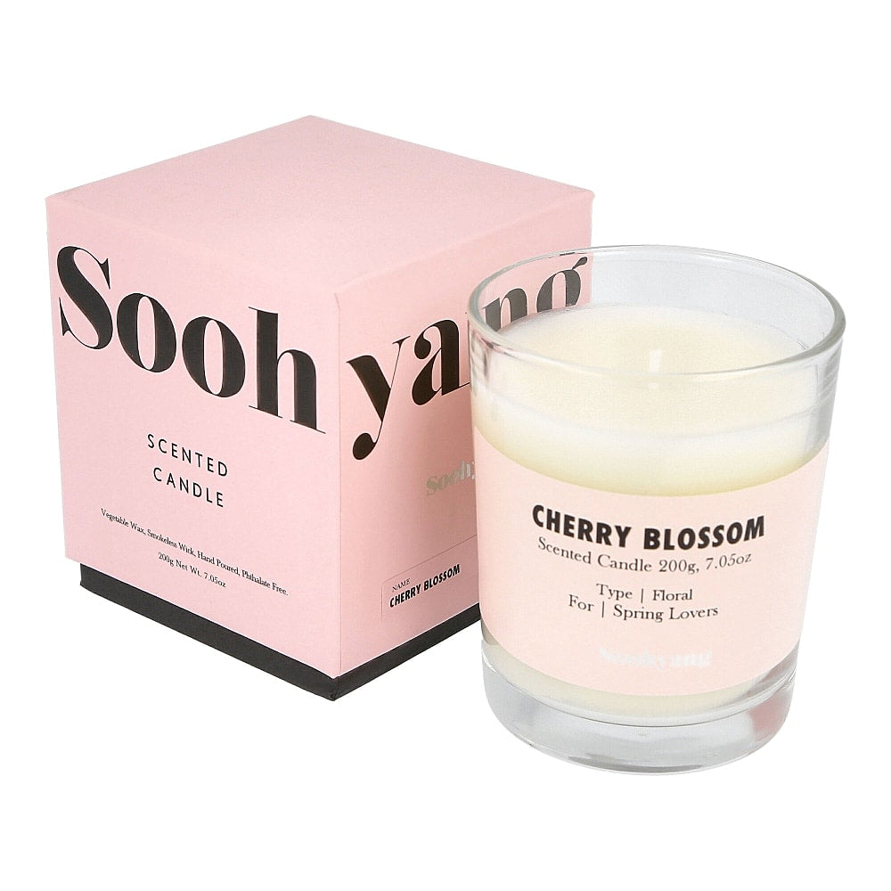 Soohyang Scented Candle 200g White Incense & Candles SSC / Cherry Blossom | Overkill
