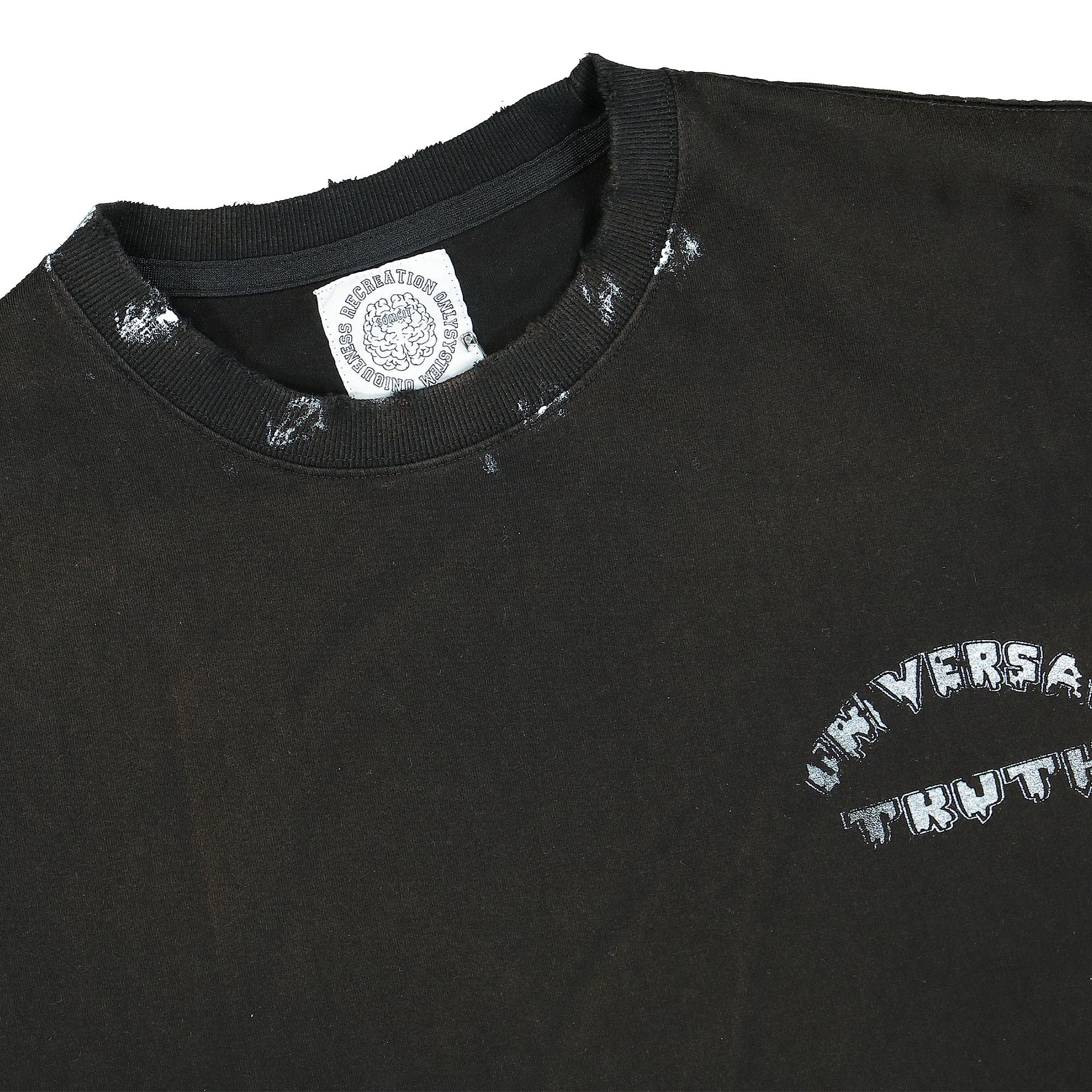 Someit Solver Vintage Tee Vintage Black T-Shirts Material | Overkill