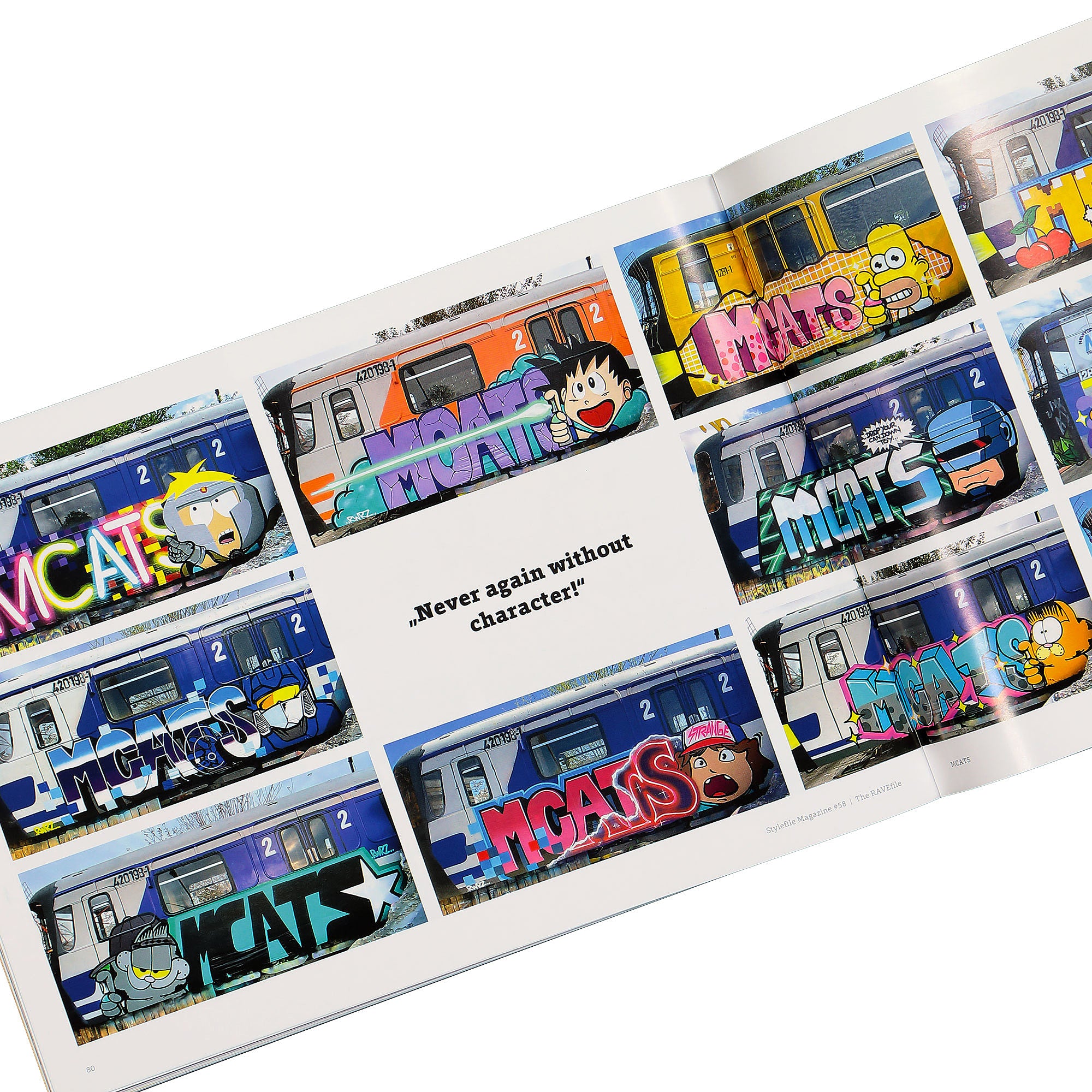 Stylefile Magazin #58 - Ravefile Multicolored Magazines Detail view 2 | Overkill