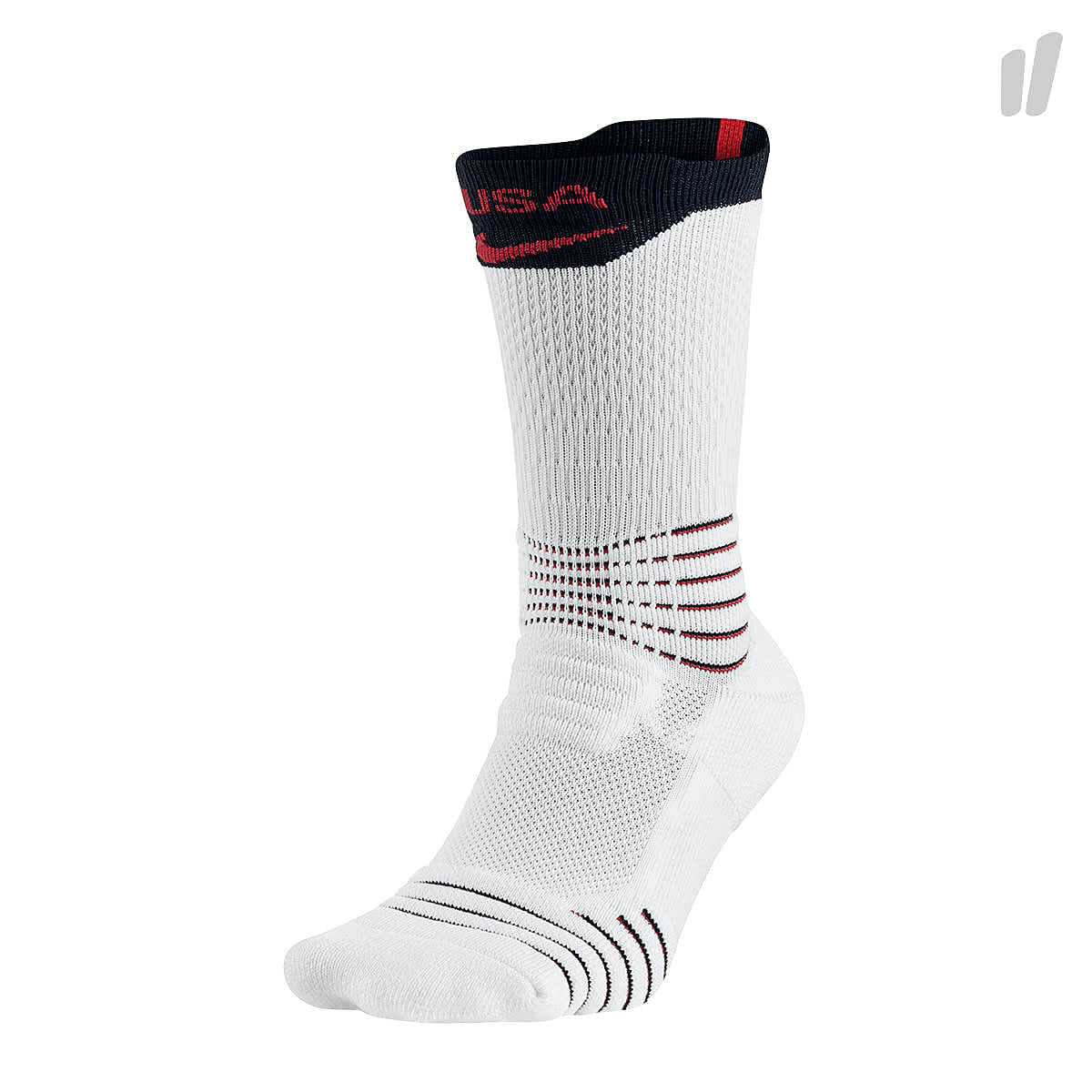 Nike Elite Versatility Crew Basketball Sock White / University Red / University Red Socks SX5454 100 | Overkill