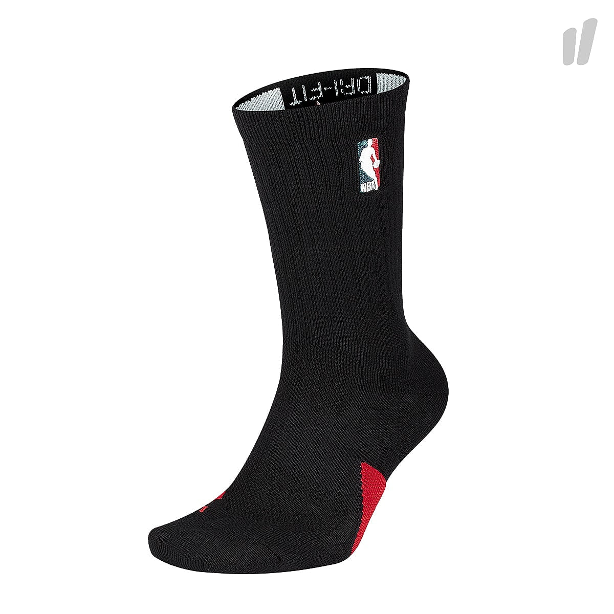 Jordan Air Jordan NBA Crew Socks Black / University Red Socks SX7589 011 | Overkill