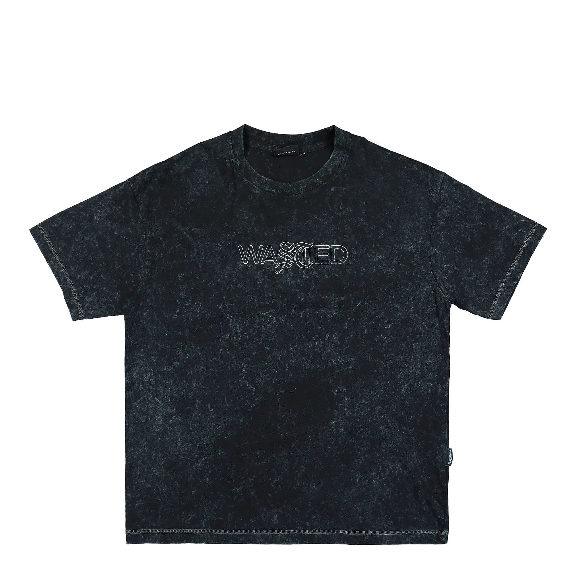 Wasted Paris Chill Stipple T-Shirt Faded Black T-Shirts WPCSTS | Overkill