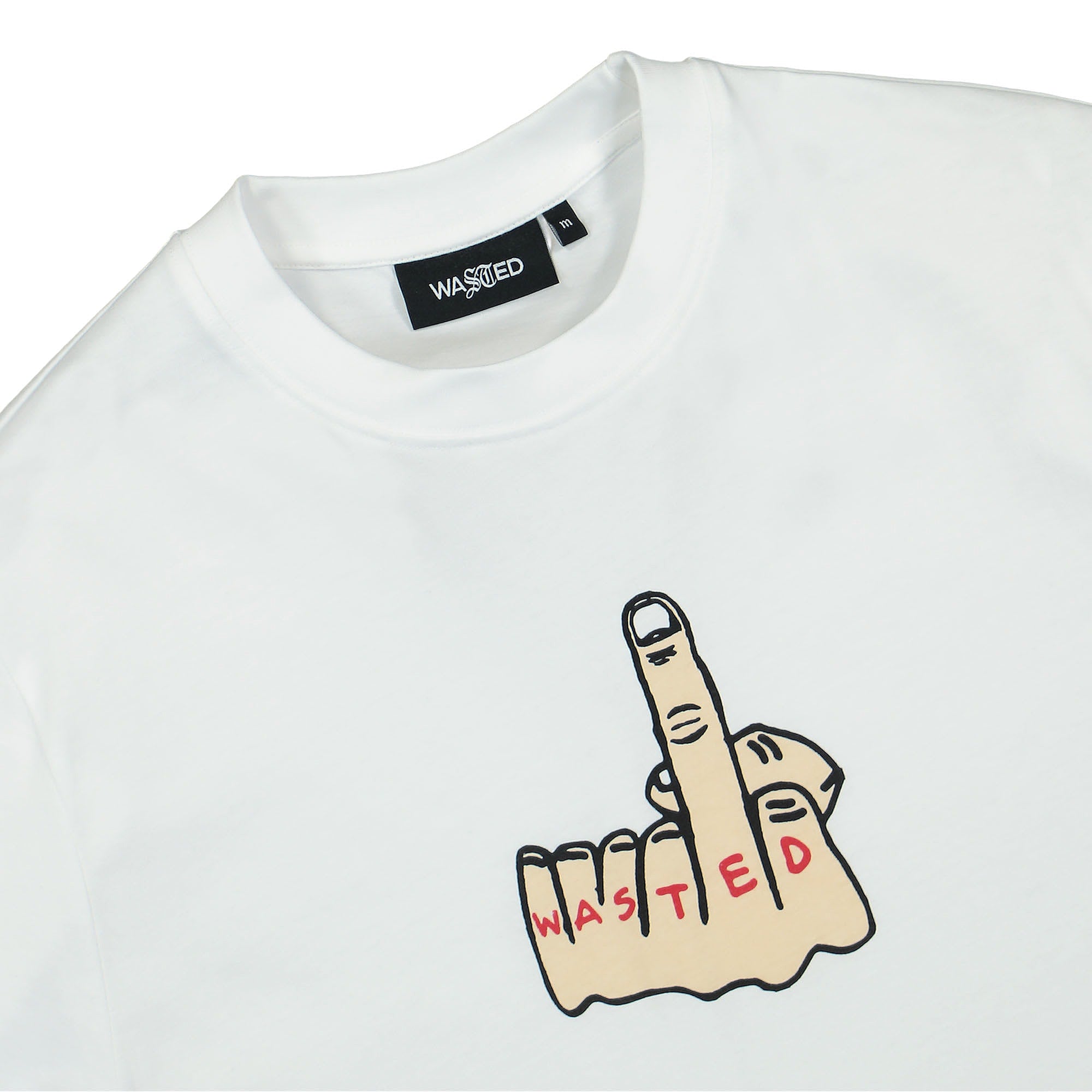 Wasted Paris Honor T-Shirt White T-Shirts Close-up | Overkill