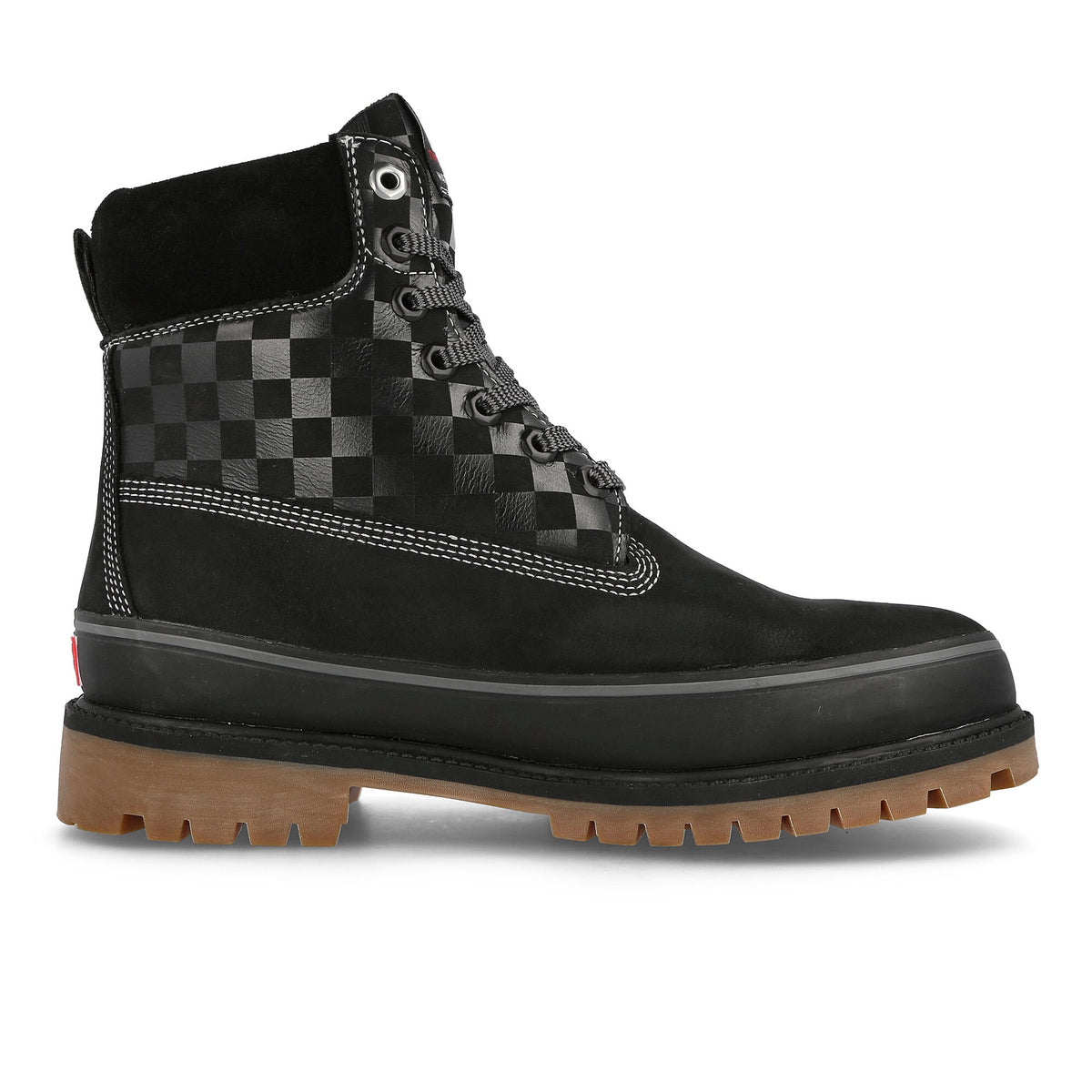 Timberland Heritage 6 in Waterproof Boot Black Nubuck Boots Silhouette | Overkill
