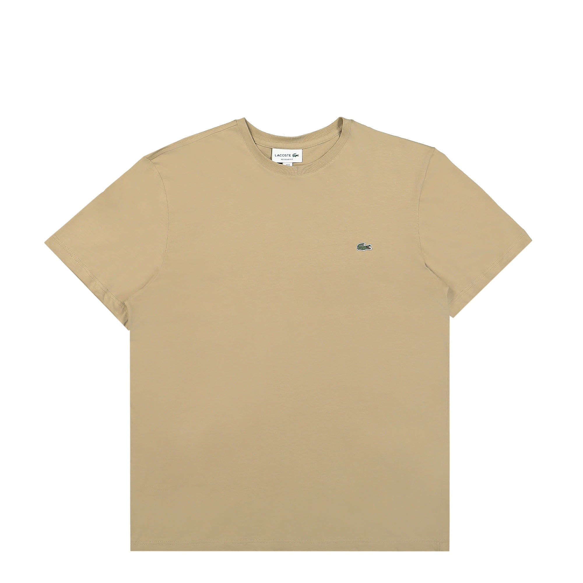 Lacoste Crew Neck Jersey T-Shirt Beige T-Shirts TH2038-00 CB8 | Overkill