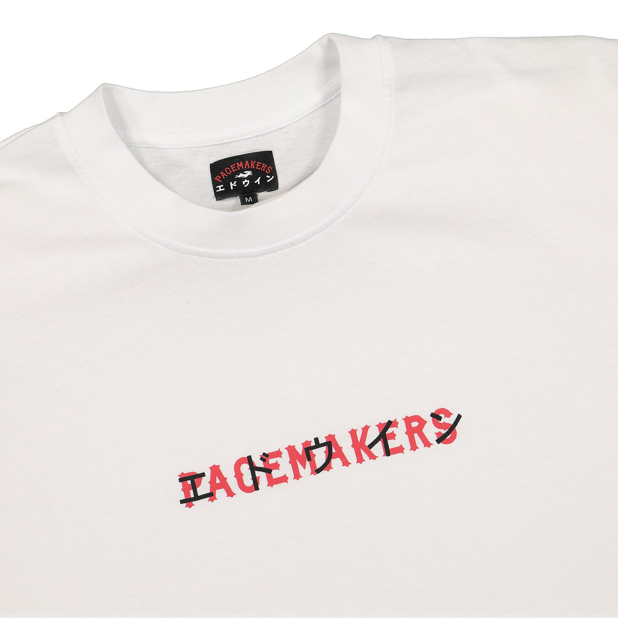 Edwin Pacemaker x Edwin Eagle Tee White T-Shirts Close-up | Overkill