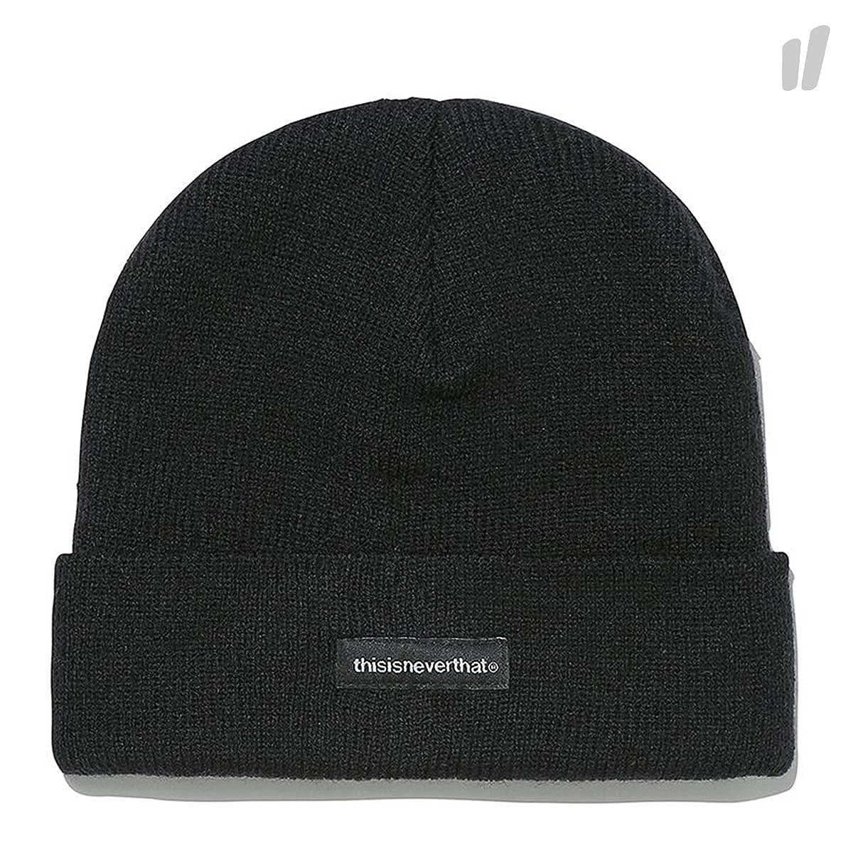 thisisneverthat T-Logo Short Beanie Black Beanies TN18FHW004 | Overkill