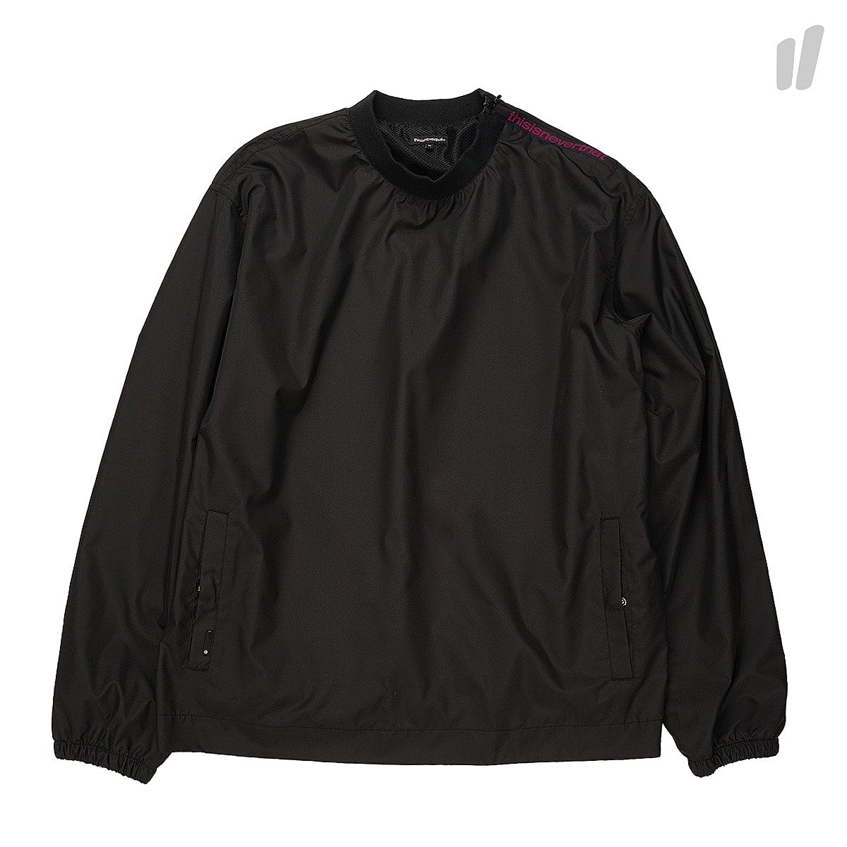 thisisneverthat Side ZIP Track TOP Black Track Jackets TN18FSW013 | Overkill