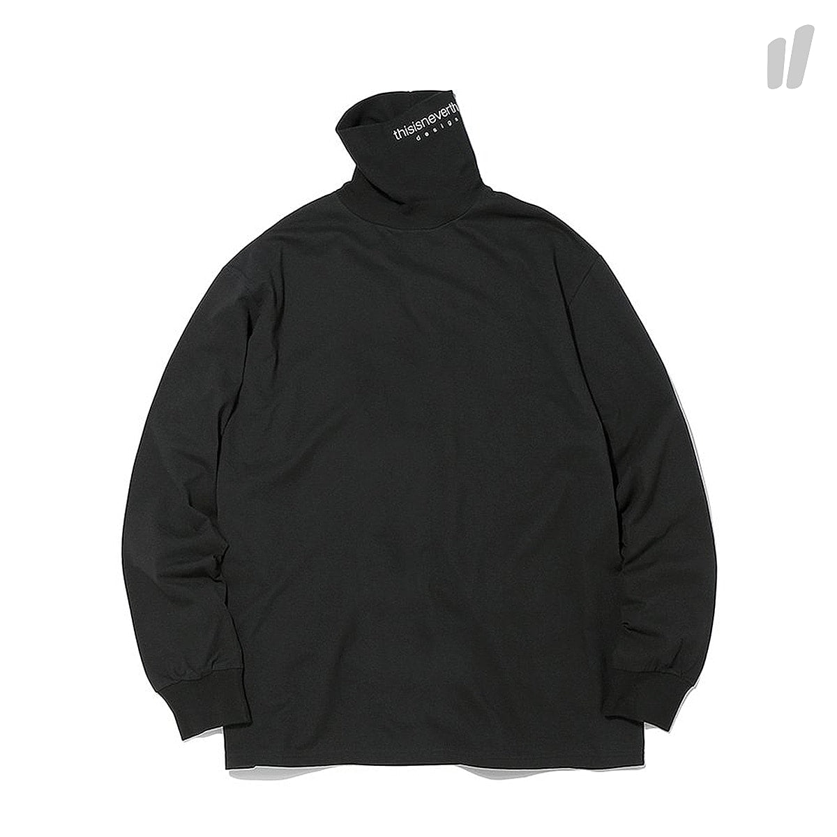thisisneverthat L-Logo Turtle Neck L/S Black Longsleeves TN18FTS007B | Overkill