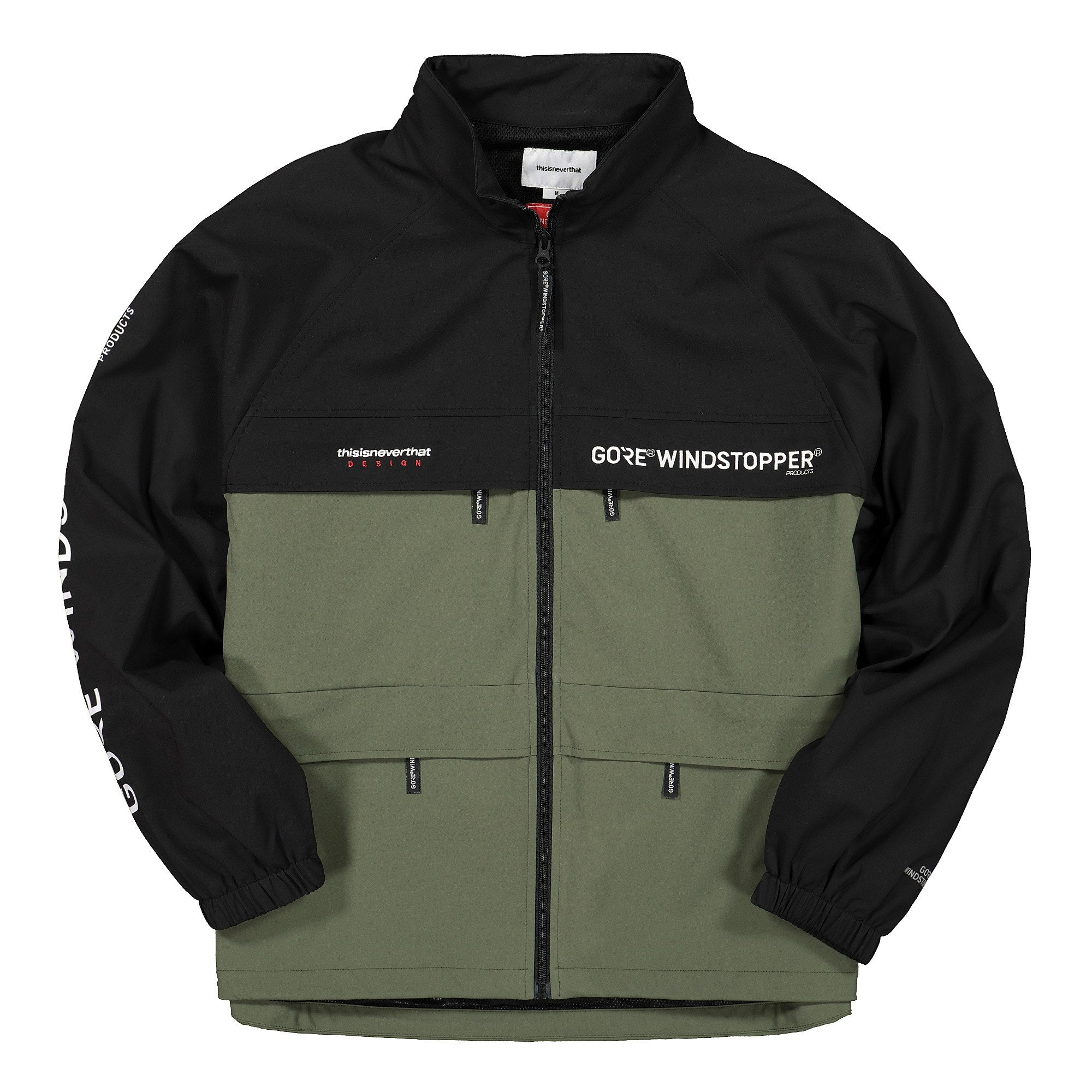 thisisneverthat GORE® WINDSTOPPER® CITY Jacket Olive windbreaker TN19SOW001 | Overkill