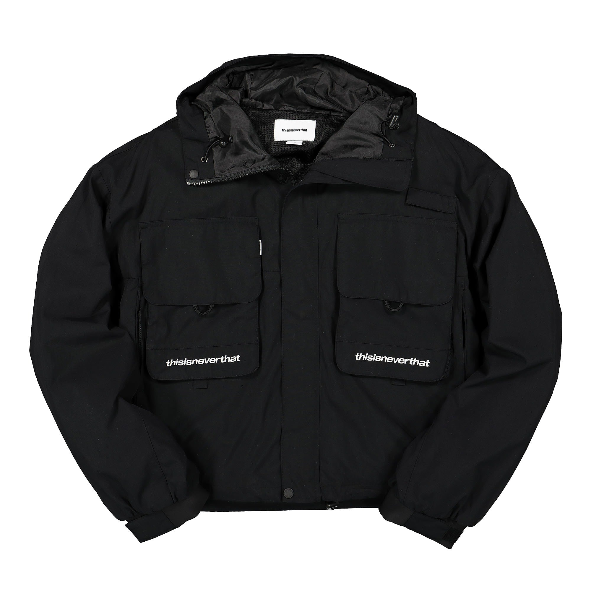 thisisneverthat Fisherman Jacket Black Jackets TN19SOW006 | Overkill