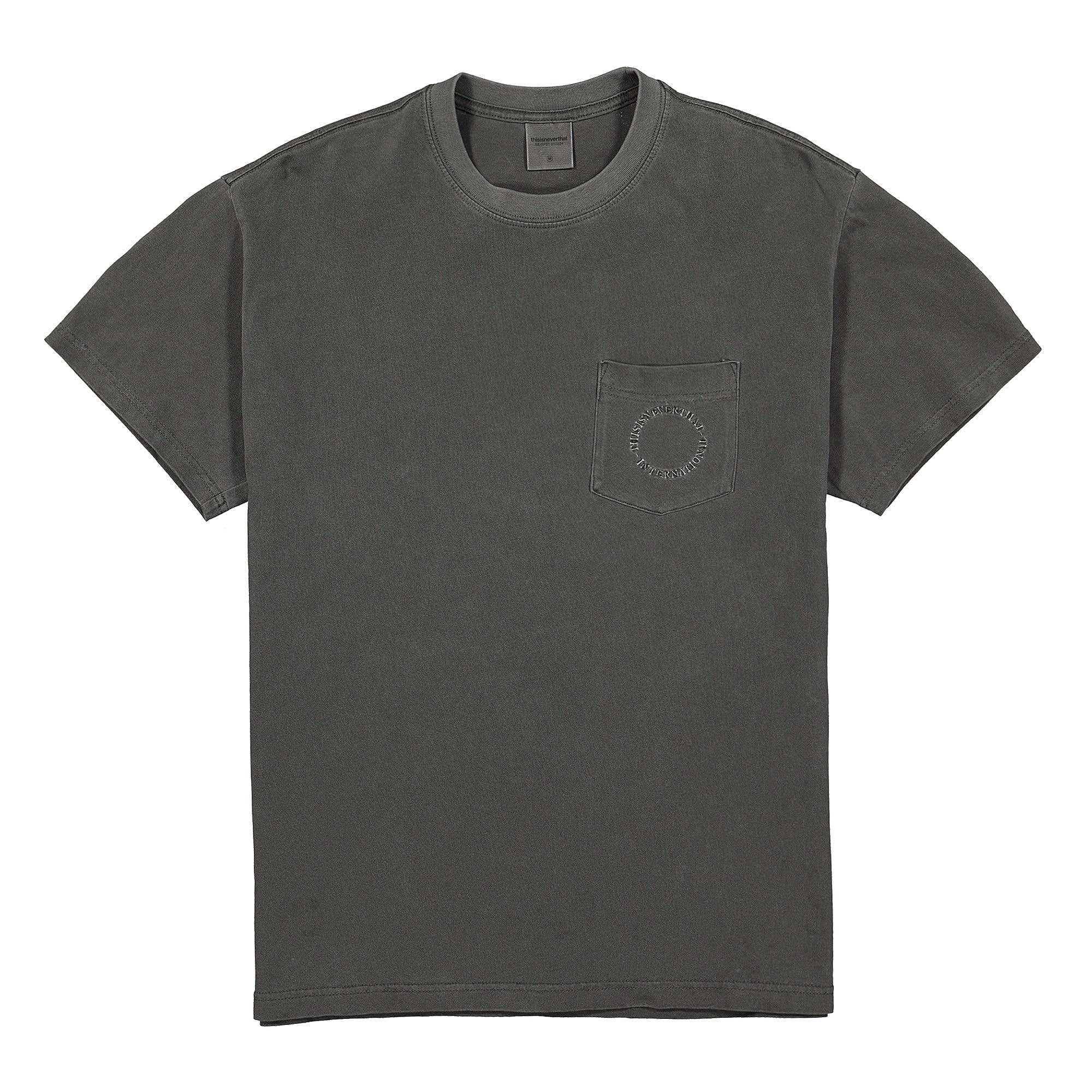 thisisneverthat C-UNION Pocket Tee Charcoal T-Shirts TN19STS021 | Overkill