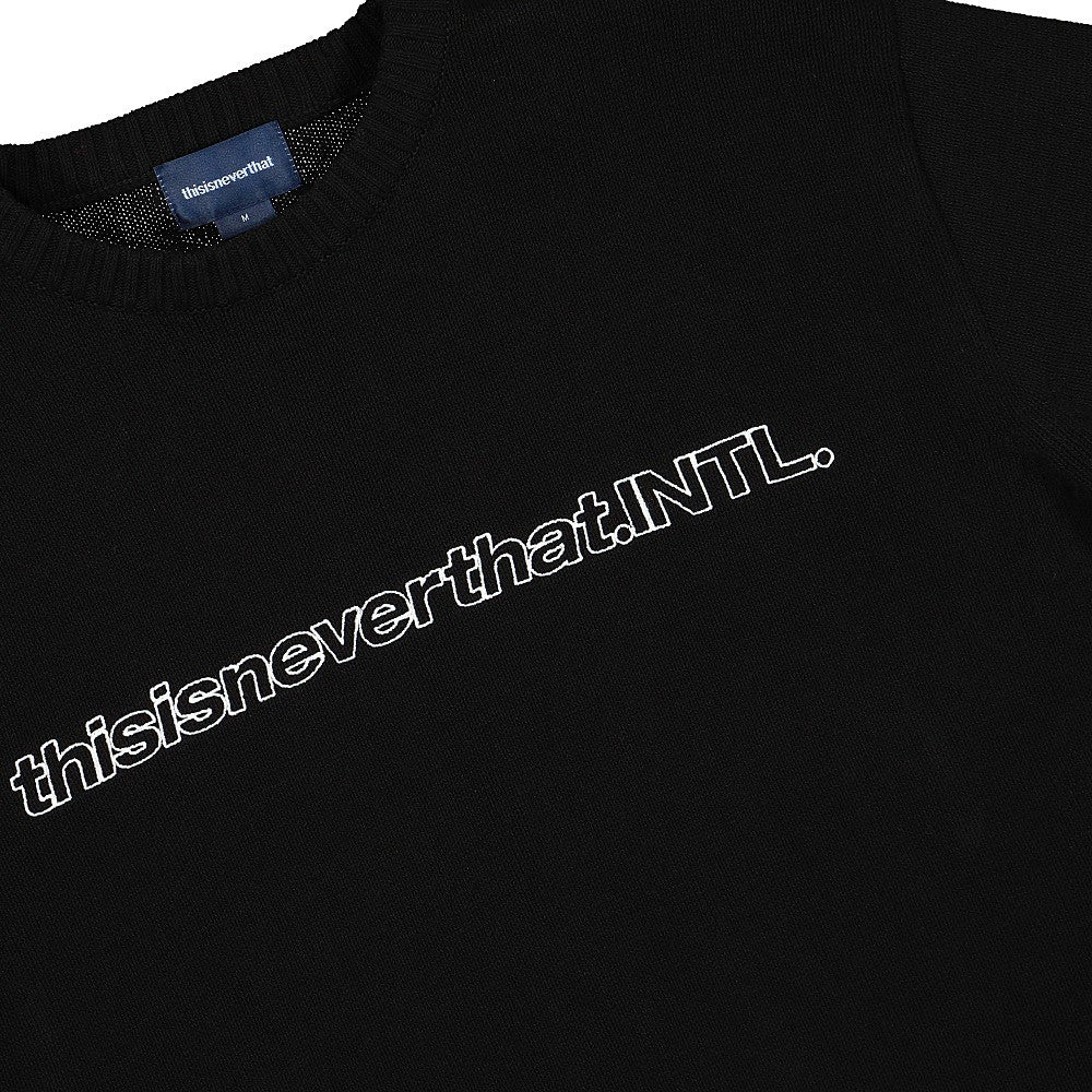 thisisneverthat Sweater Black Sweatshirts Close-up | Overkill