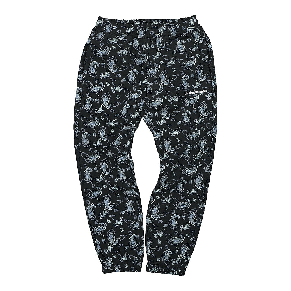 thisisneverthat Paisley Sweatpant Black Sweat & Track Pants TN20FPA017 | Overkill