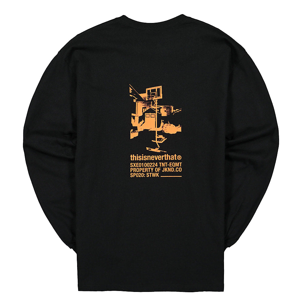 thisisneverthat STWK Longsleeve Top Black Longsleeves Close-up | Overkill