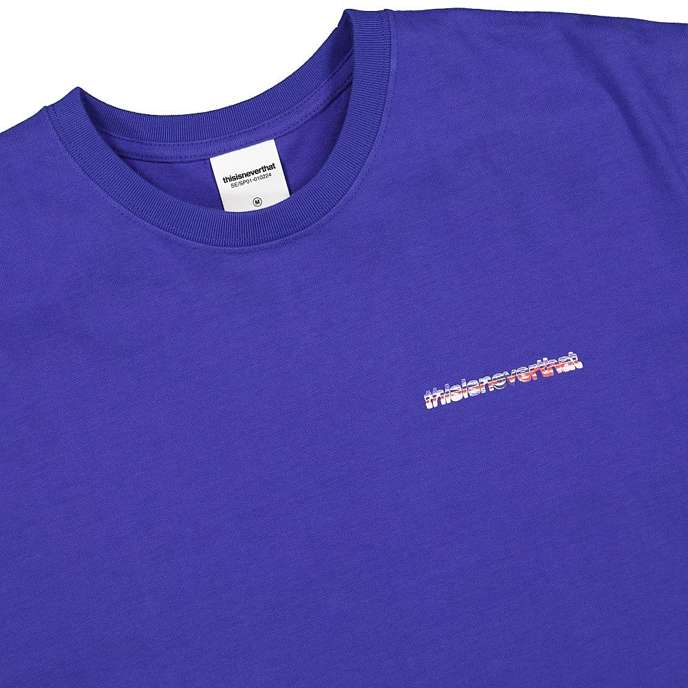 thisisneverthat 3D Logo Tee Violet T-Shirts Close-up | Overkill