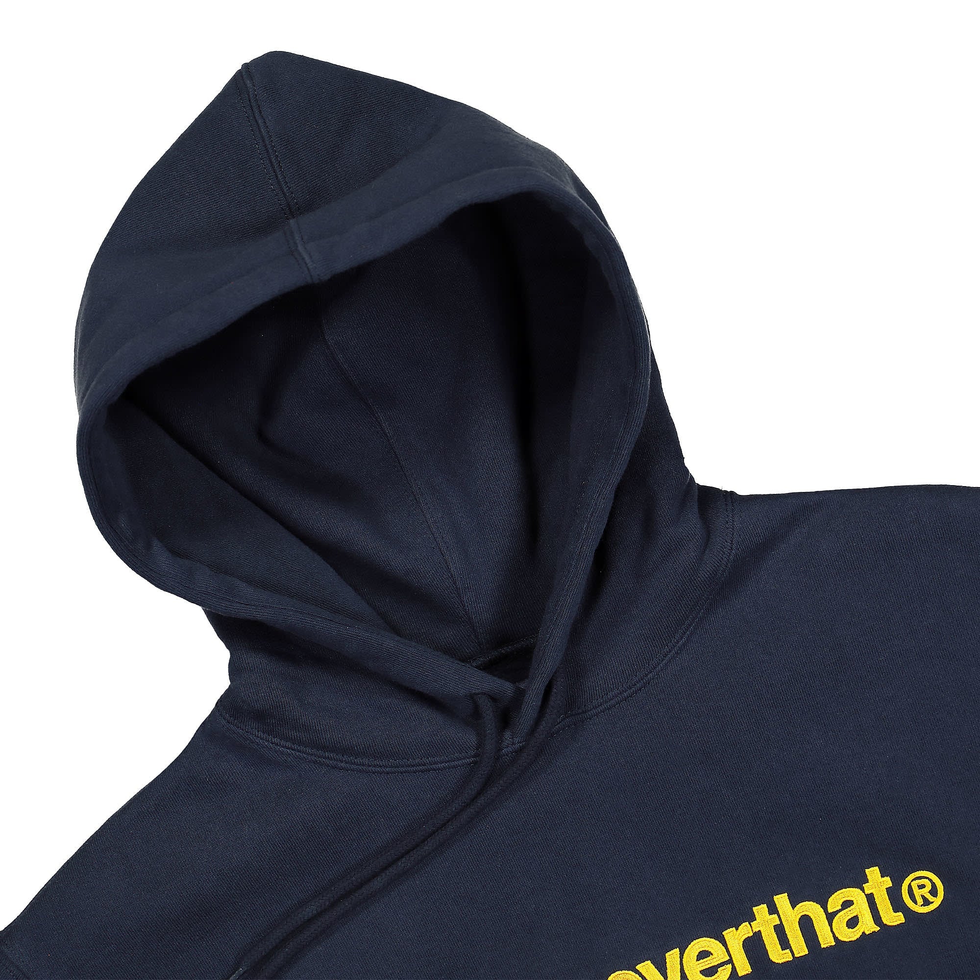 thisisneverthat Sweatshirt T-Logo Hoodie Dark Navy Hoodies Close-up | Overkill