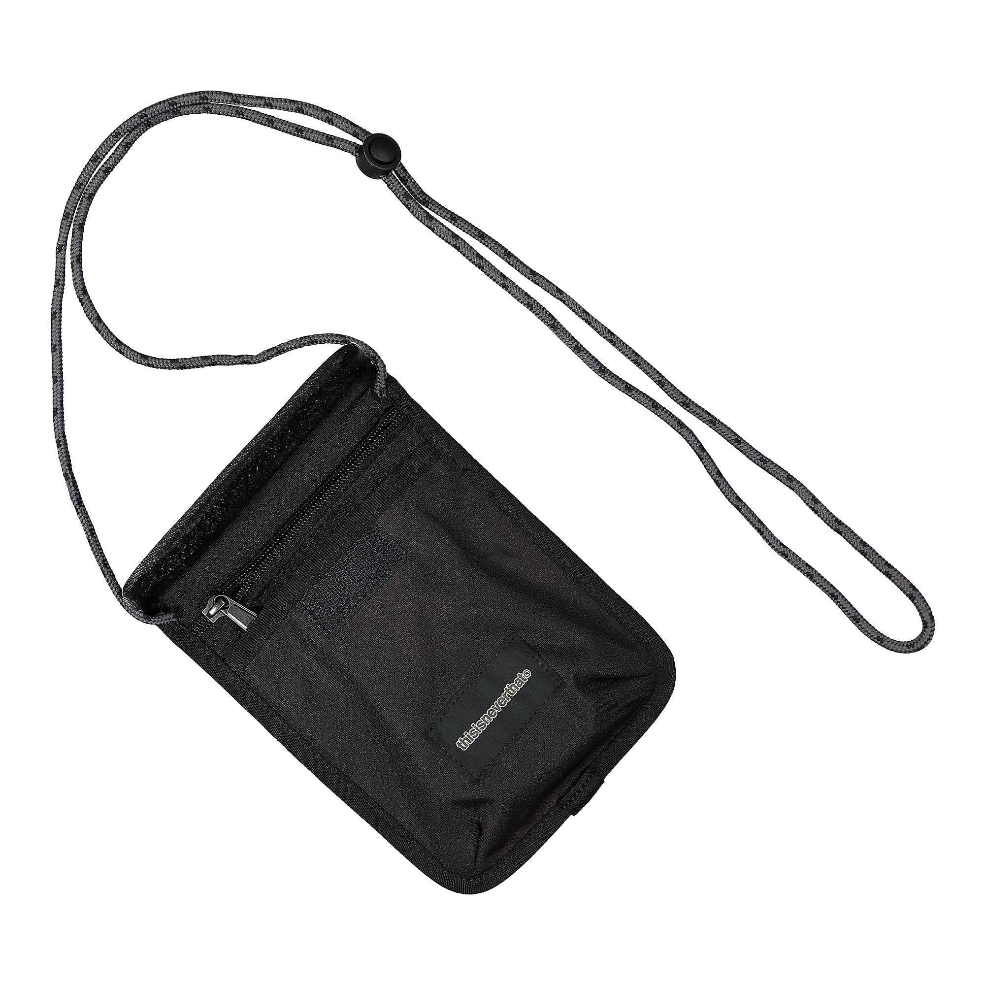 thisisneverthat CA90 Neck Pouch Black Wallets & Cases Material | Overkill