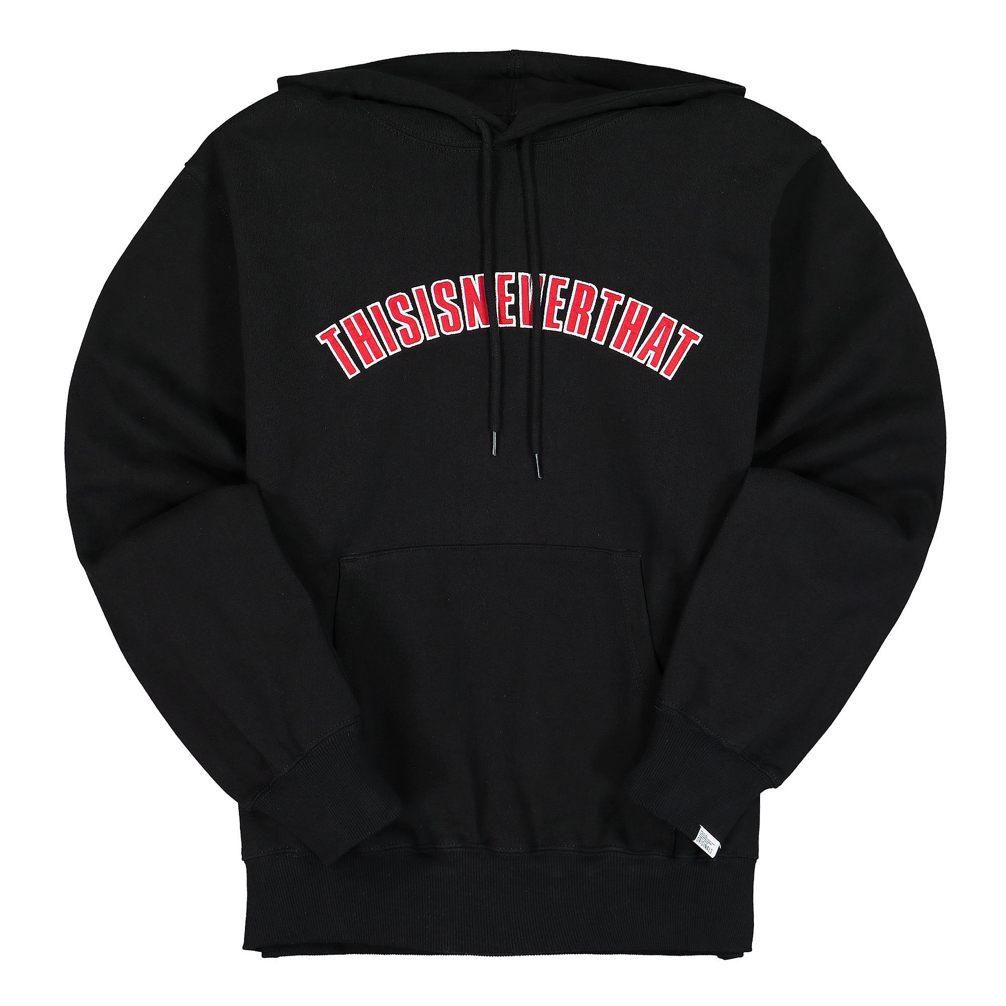 thisisneverthat New Arc Hooded Sweatshirt Black Hoodies TN21SHS001 | Overkill