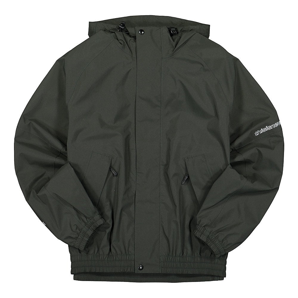 thisisneverthat GORE-TEX Paclite Jacket Black Jackets TN21SOW001 | Overkill