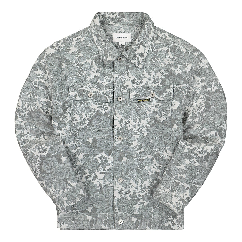 thisisneverthat Trucker Jacket Grey Jackets TN21SOW012 | Overkill
