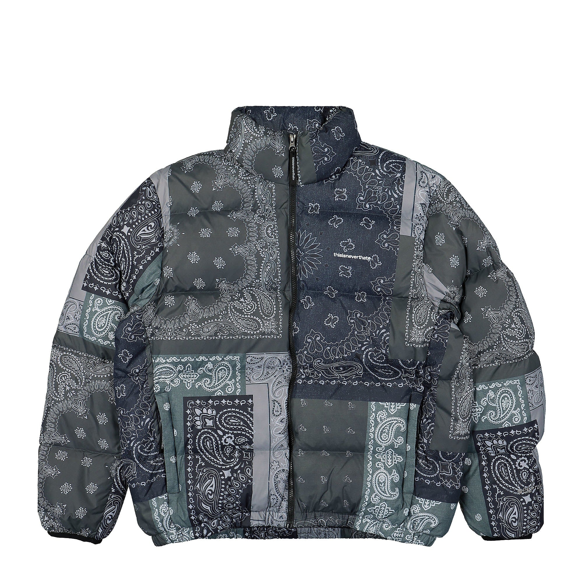 thisisneverthat PERTEX T Down Jacket Bandana Multi Puffer Jackets TN220OOWHS03 | Overkill