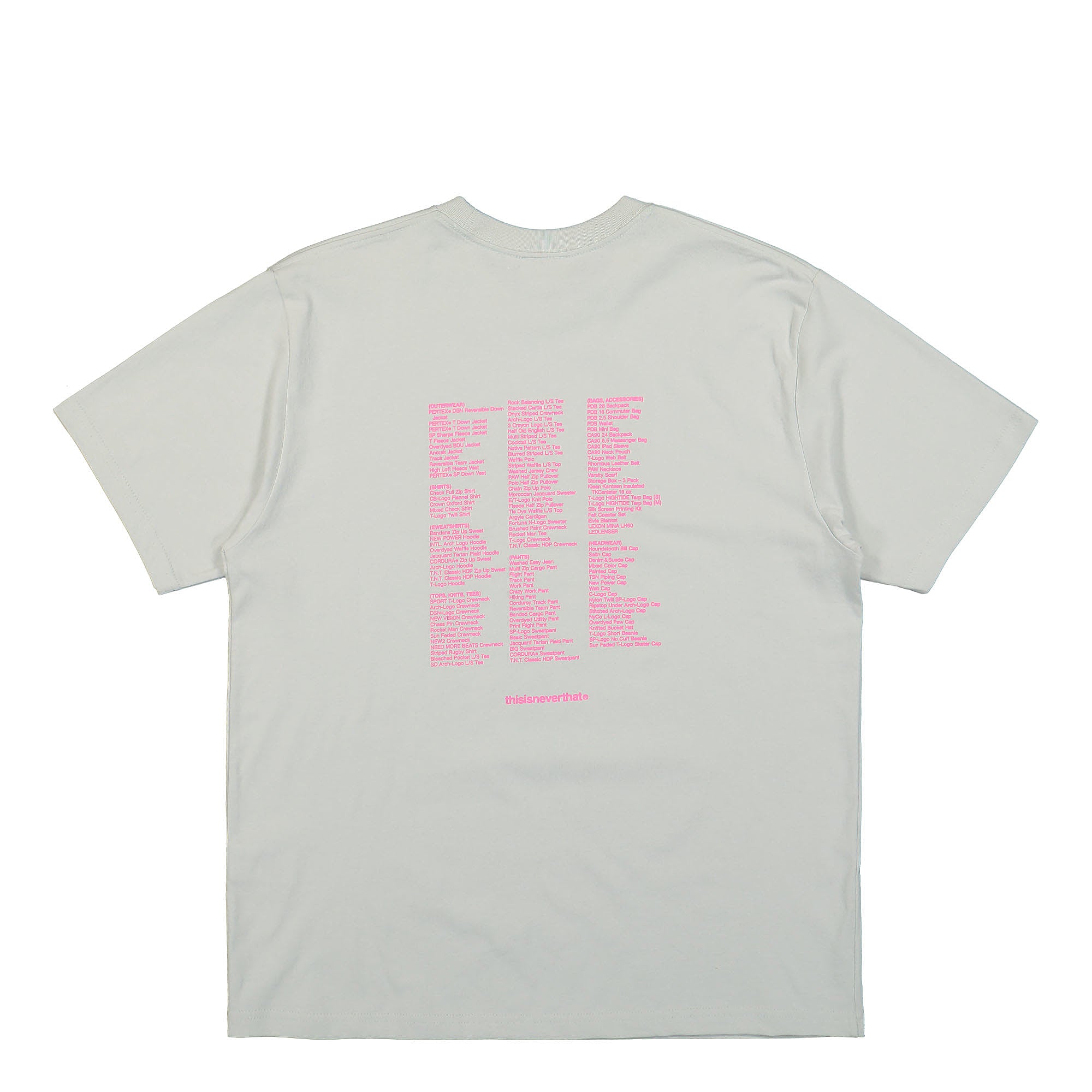 thisisneverthat TNT Collection Tee Pale Mint T-Shirts Close-up | Overkill